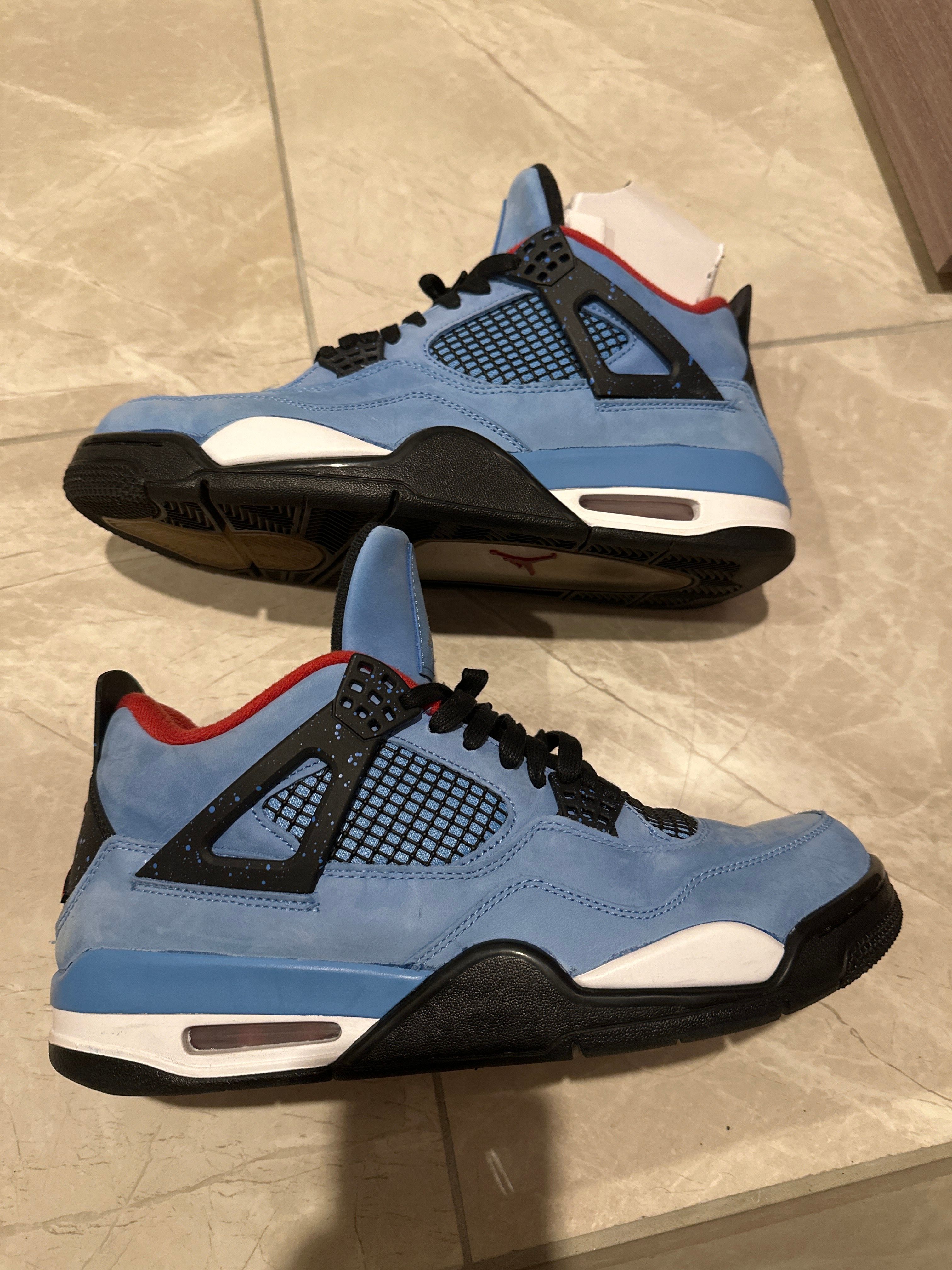Travis Scott × Nike Air Jordan 4 Retro Cactus Jack "University Blue"
