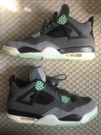 NIKE AIR JORDAN 4 RETRO GREEN GLOW