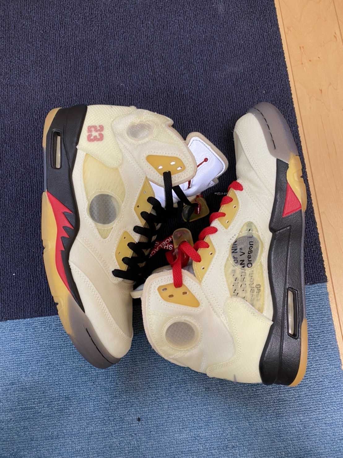 Off-White × Nike Air Jordan 5 "Sail"