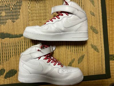 Supreme × Nike Air Force 1 Mid "White" FW24