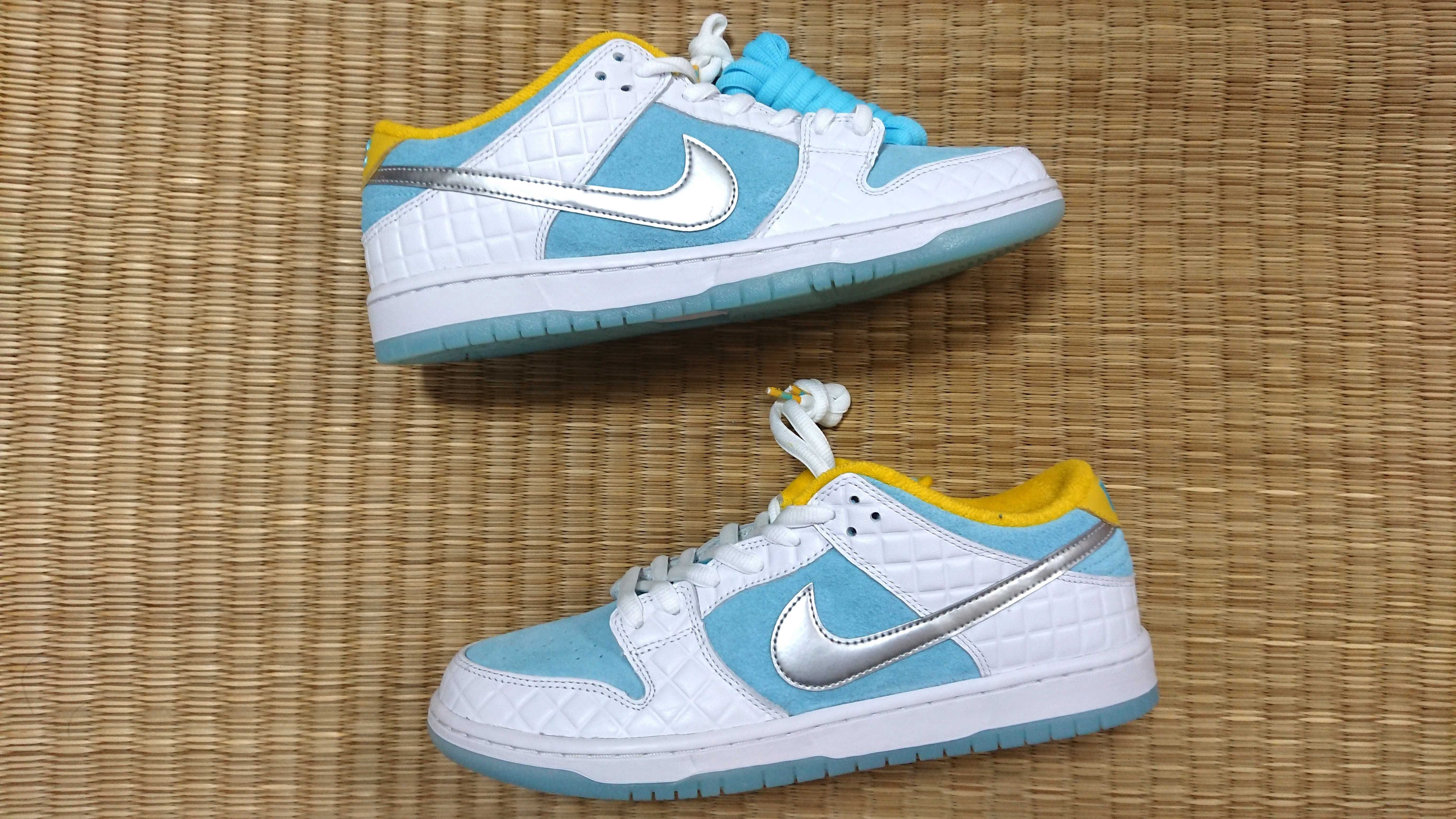 FTC × Nike SB Dunk Low "White/Blue"