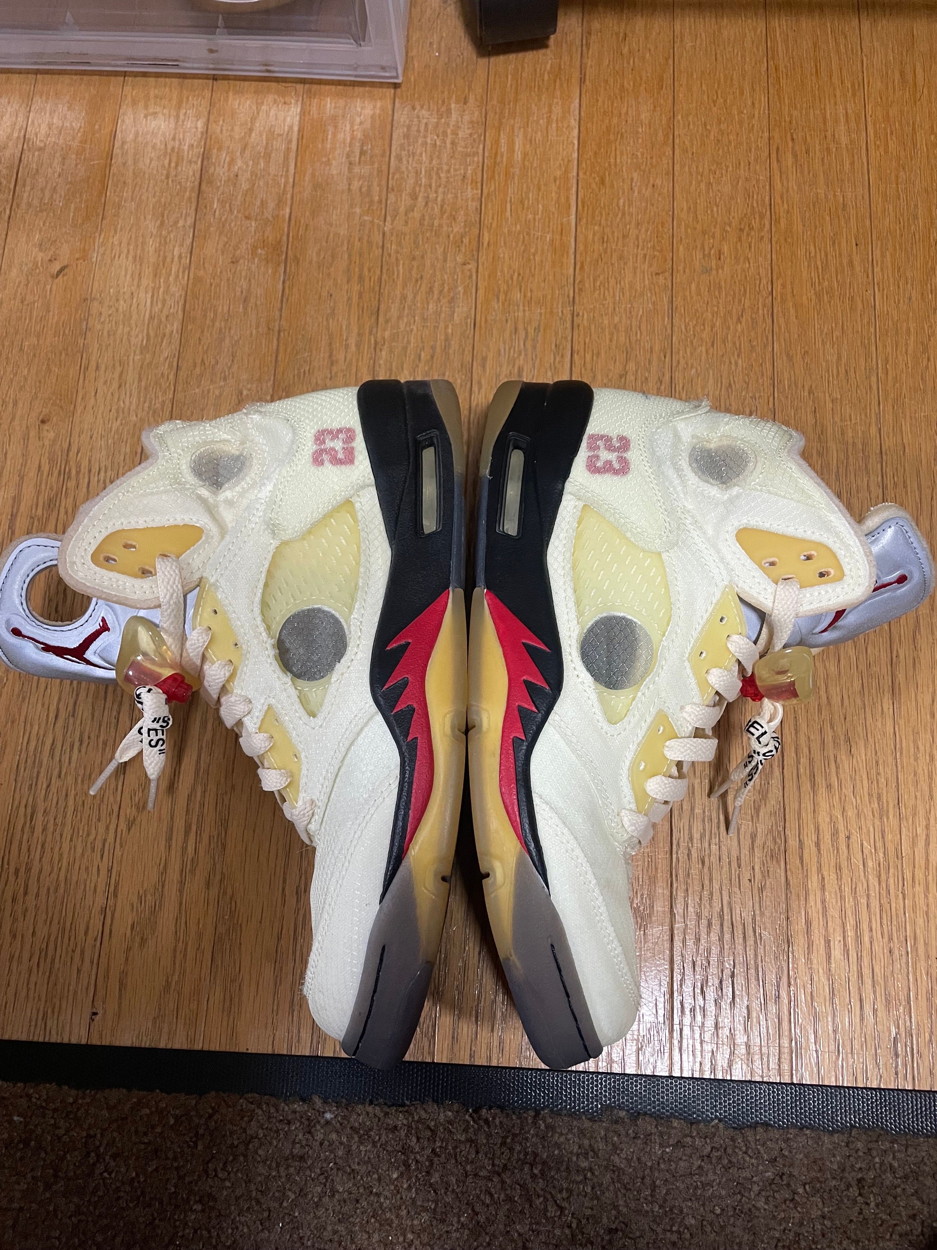 Off-White × Nike Air Jordan 5 "Sail"