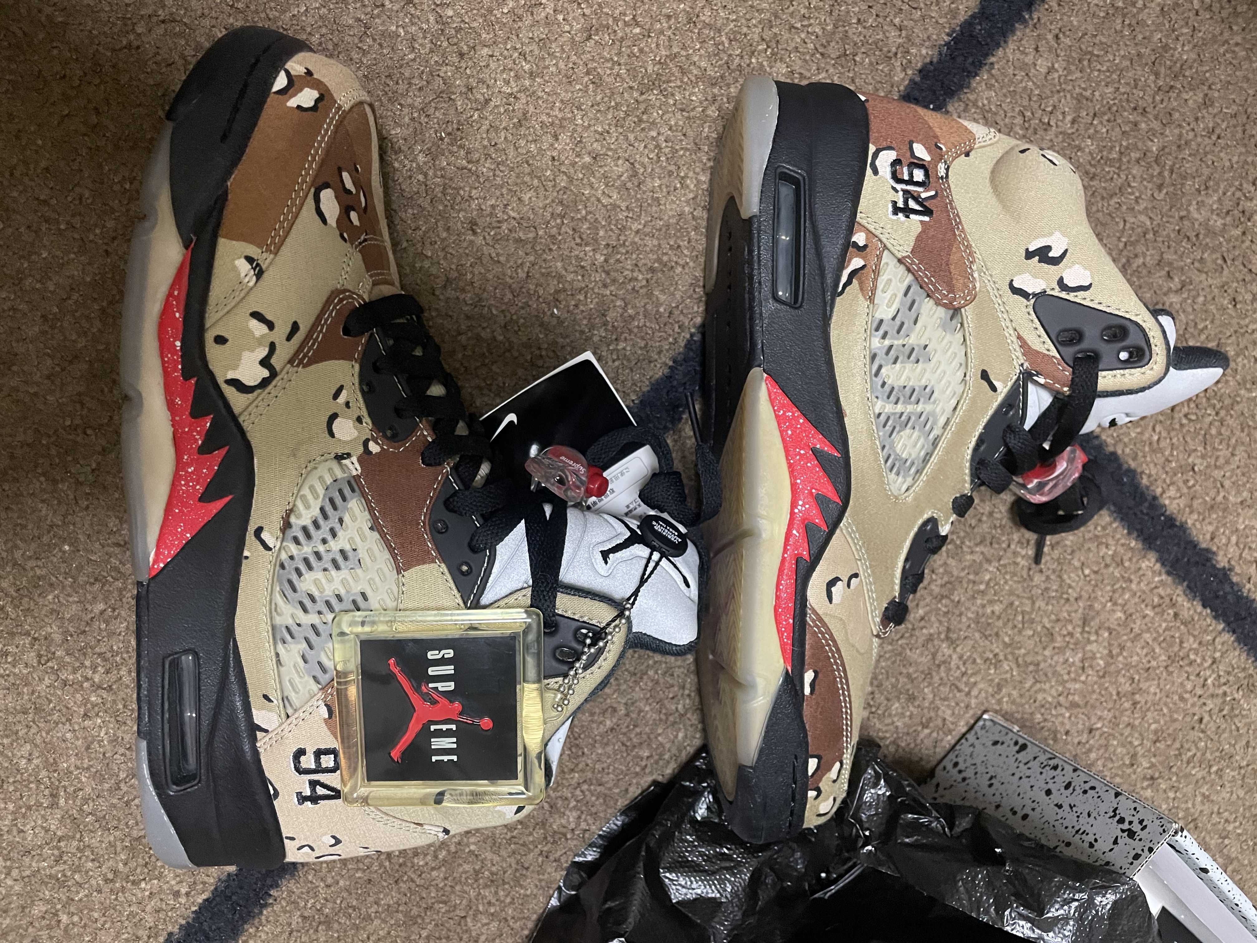 Supreme × Nike Air Jordan 5 Retro "Desert Camo"