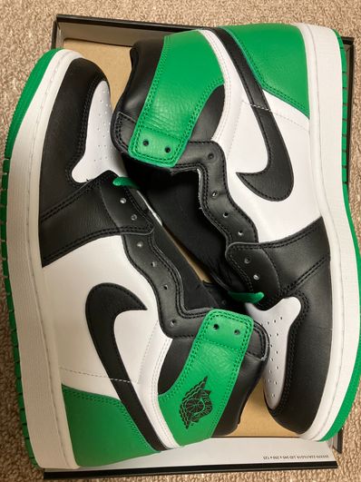 Nike Air Jordan 1 Retro High OG "Celtics/Black and Lucky Green" (2023)