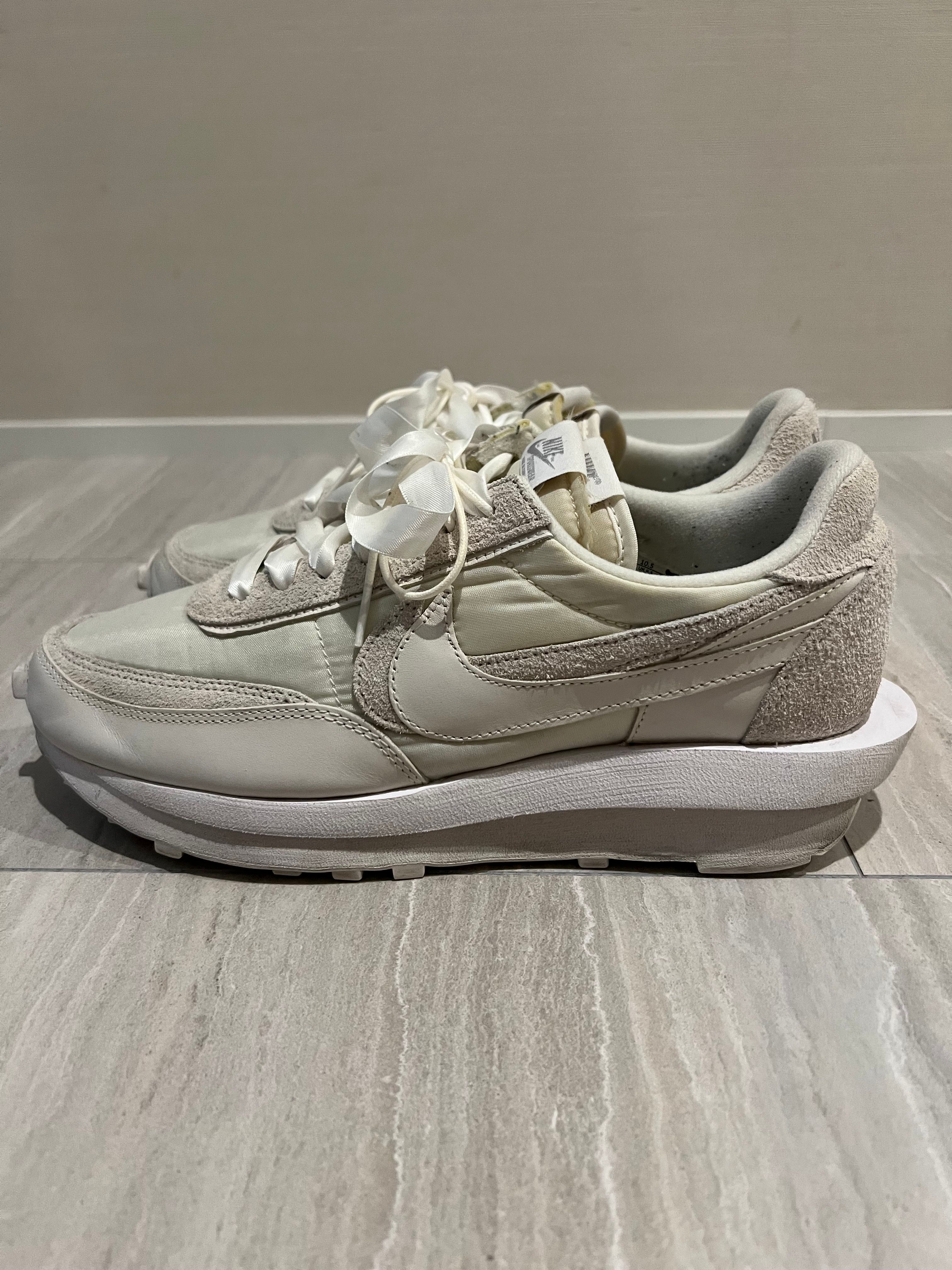 sacai × Nike LDV Waffle "Triple White"