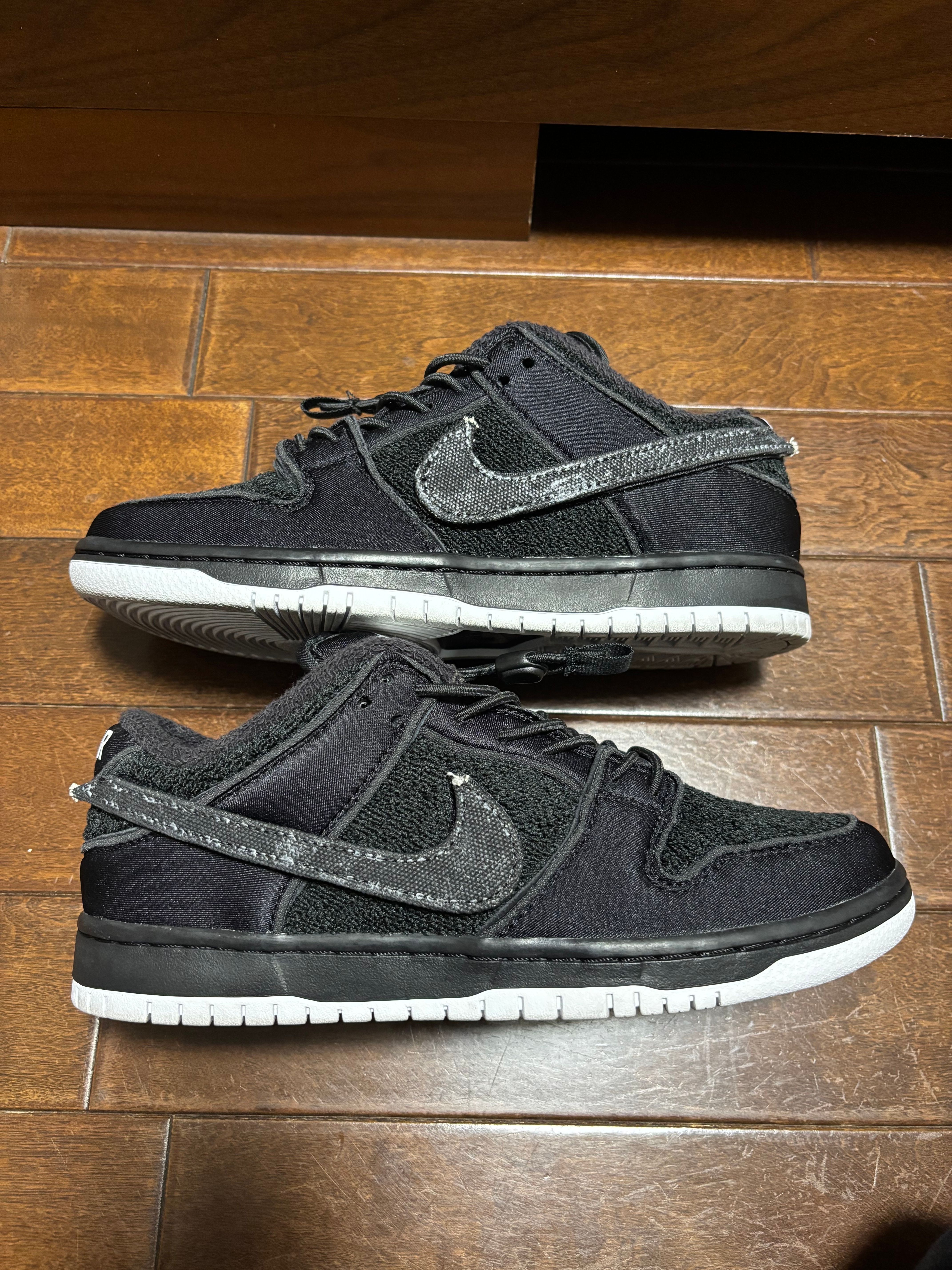 Gnarhunters × Nike SB Dunk Low "Black/White"