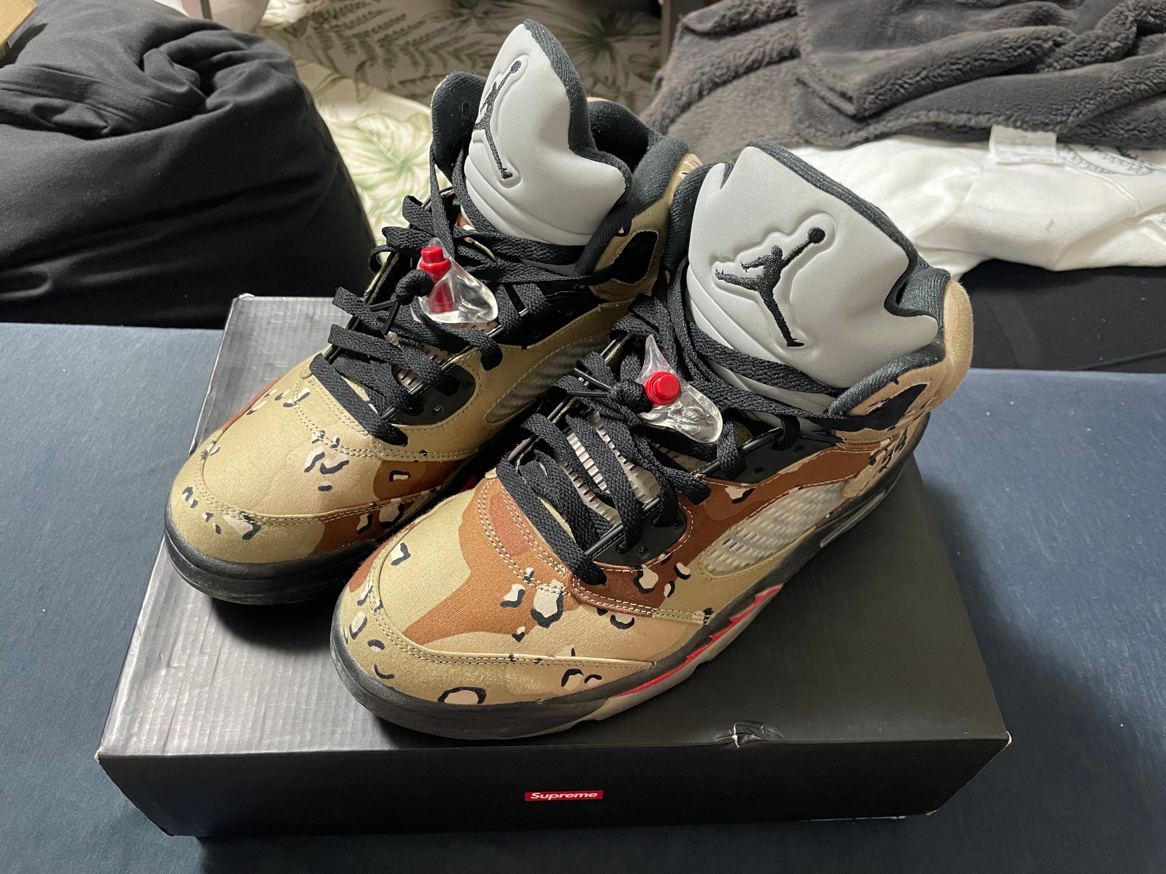 Supreme × Nike Air Jordan 5 Retro "Desert Camo"