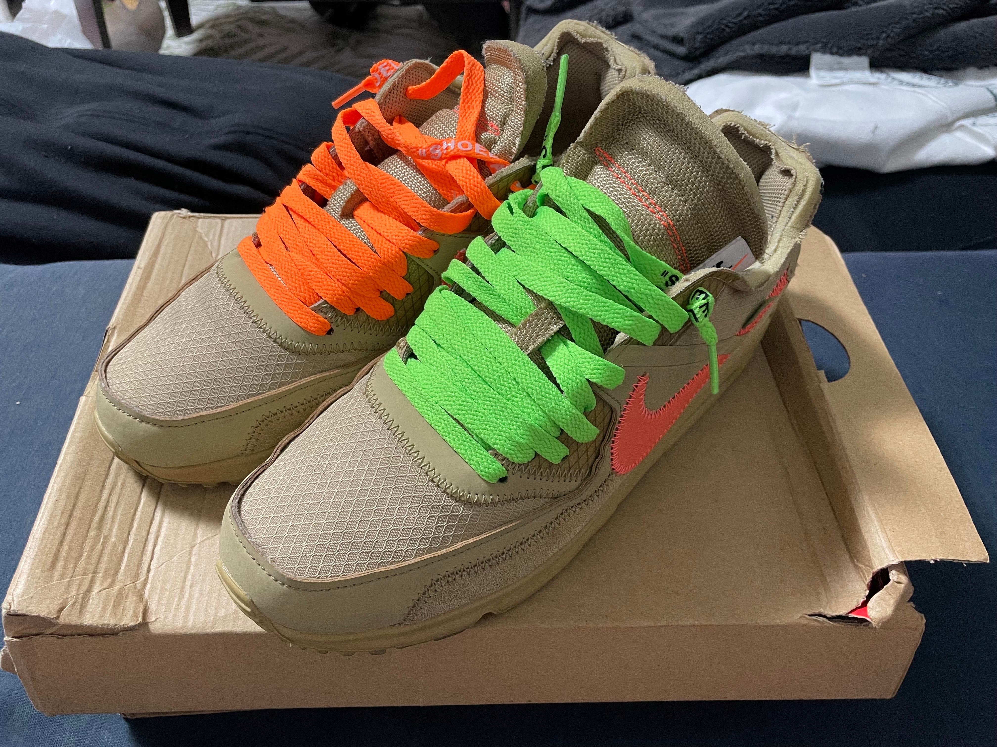 Off-White × Nike Air Max 90 "Desert Ore"