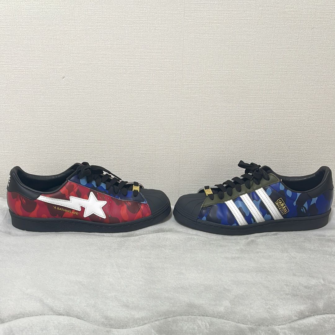 A BATHING APE × adidas Superstar 80s "Multi"