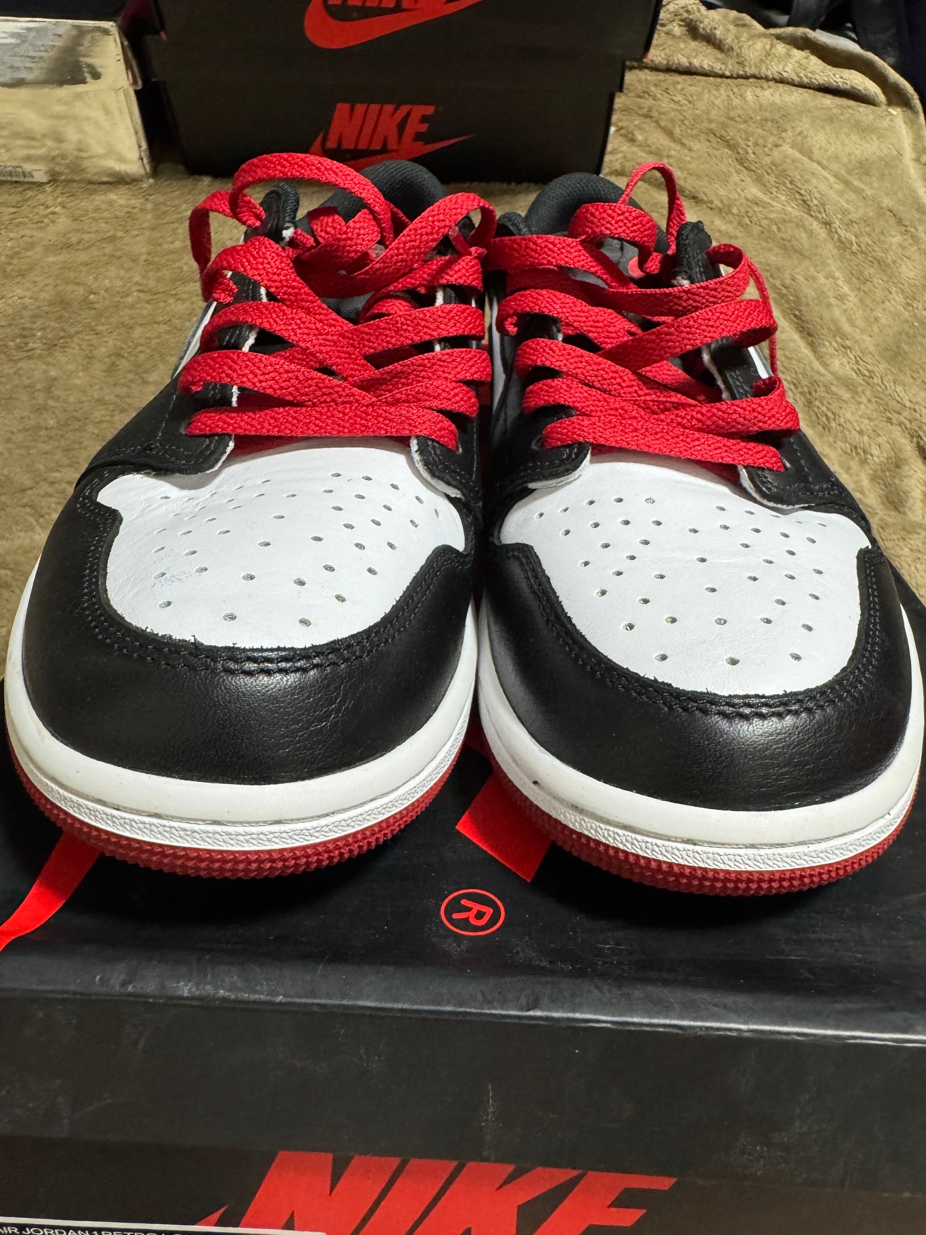 Nike Air Jordan 1 Retro Low OG "Black Toe"