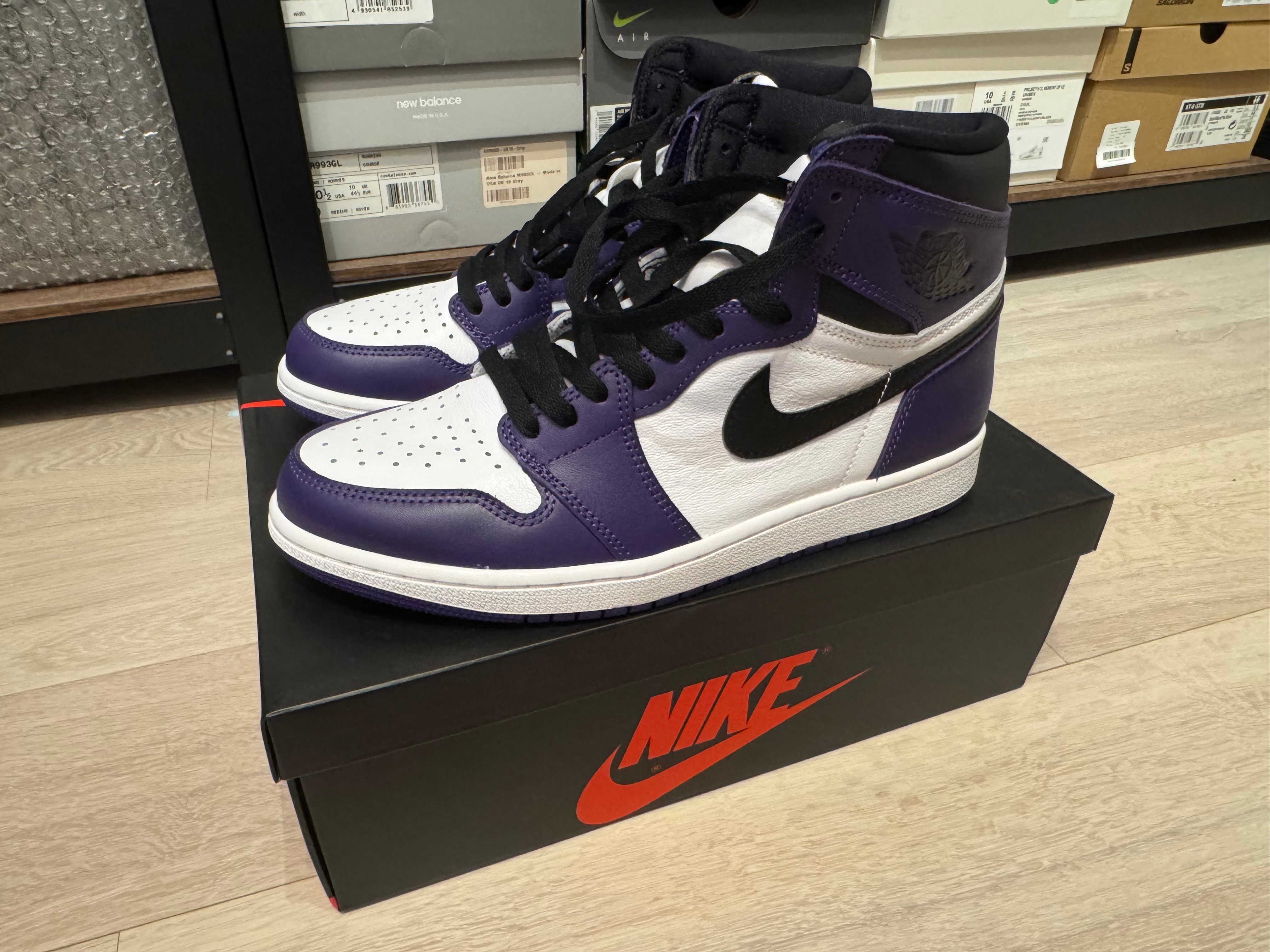 Nike Air Jordan 1 Retro High OG "Court Purple White/Black" (2020)   