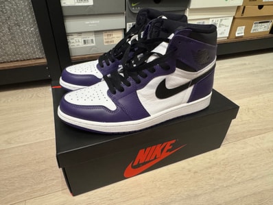 Nike Air Jordan 1 Retro High OG "Court Purple White/Black" (2020)