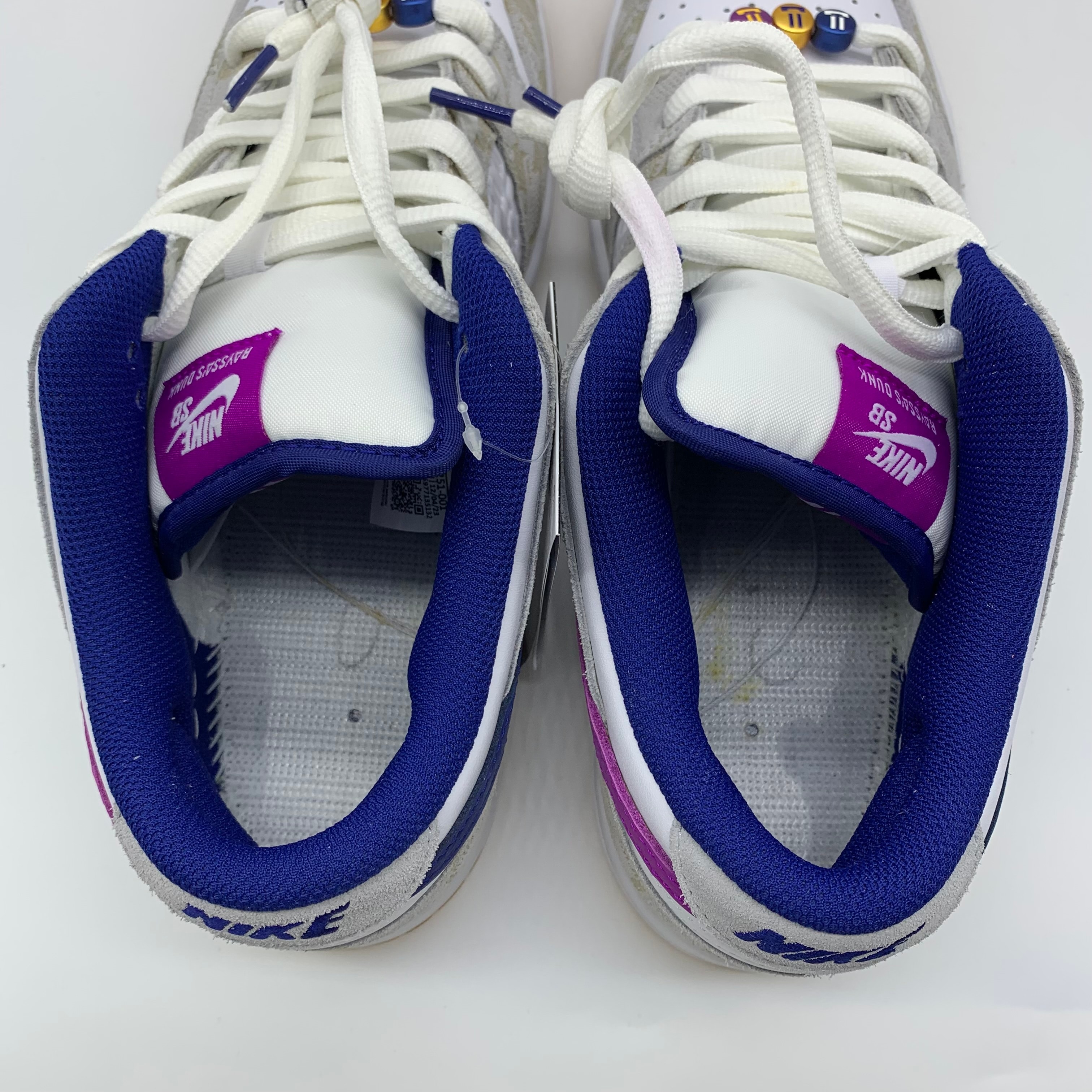 Rayssa Leal × Nike SB Dunk Low PRM "Pure Platinum and Vivid Purple"