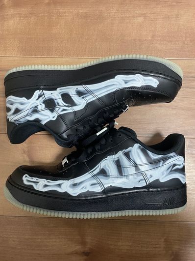 Nike Air Force 1 Low "Black Skeleton"