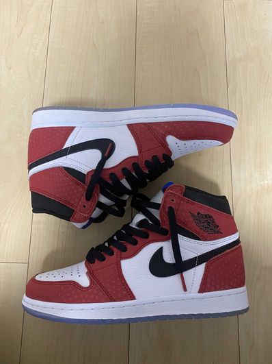 Spiderman × Nike Air Jordan 1 Origin Story "Gym Red/White/Photo Blue/Black"