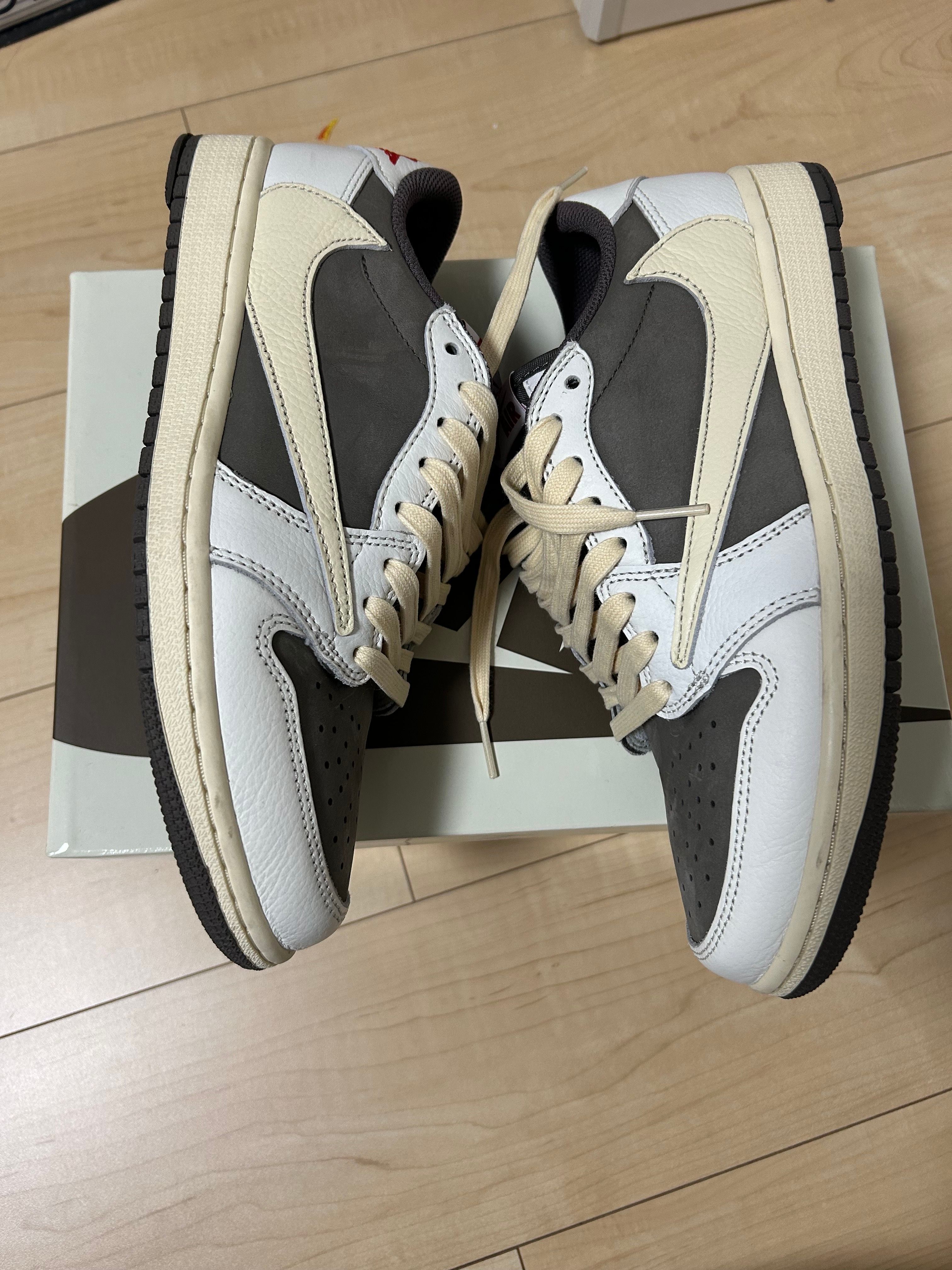 Travis Scott × Nike Air Jordan 1 Low OG SP "Reverse Mocha/Sail and Ridgerock"