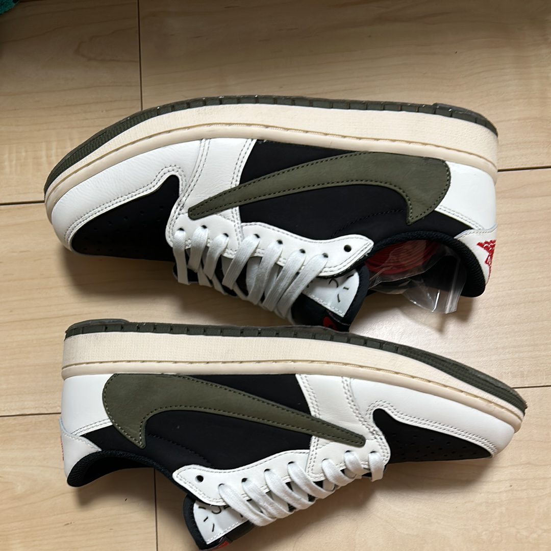 Travis Scott × Nike Women's Air Jordan 1 Low OG "Medium Olive"