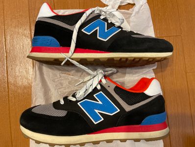 New Balance 574 "Black Blue Red"