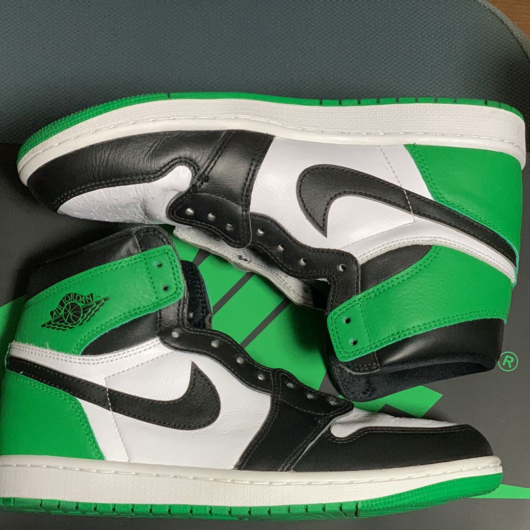 Nike Air Jordan 1 Retro High OG "Celtics/Black and Lucky Green" (2023)
