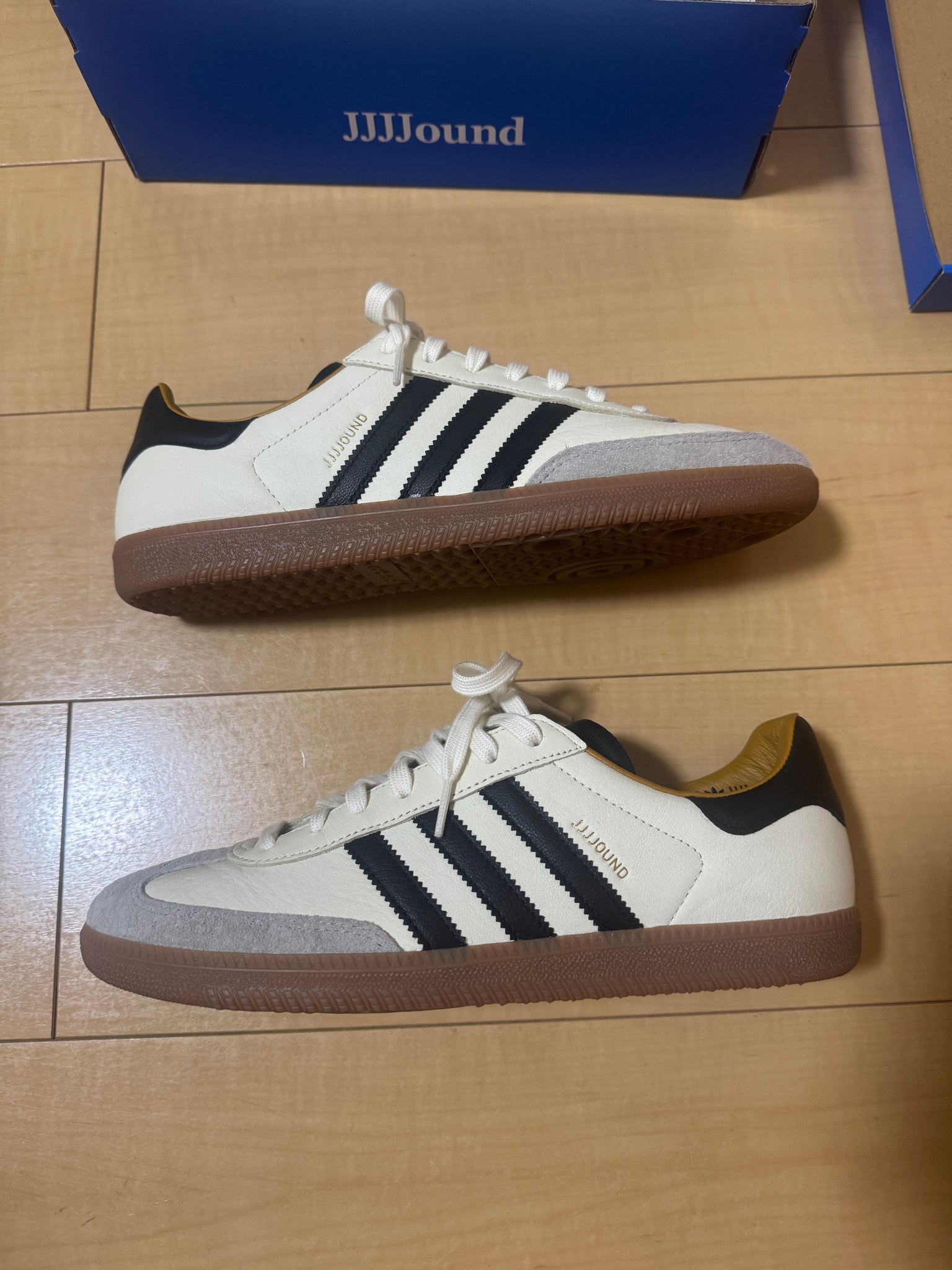 JJJJound × adidas Samba OG "Off White/Core Black/Gum"