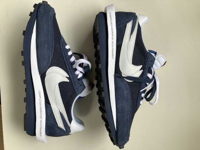 Fragment × sacai × Nike LD Waffle "Blackended Blue"