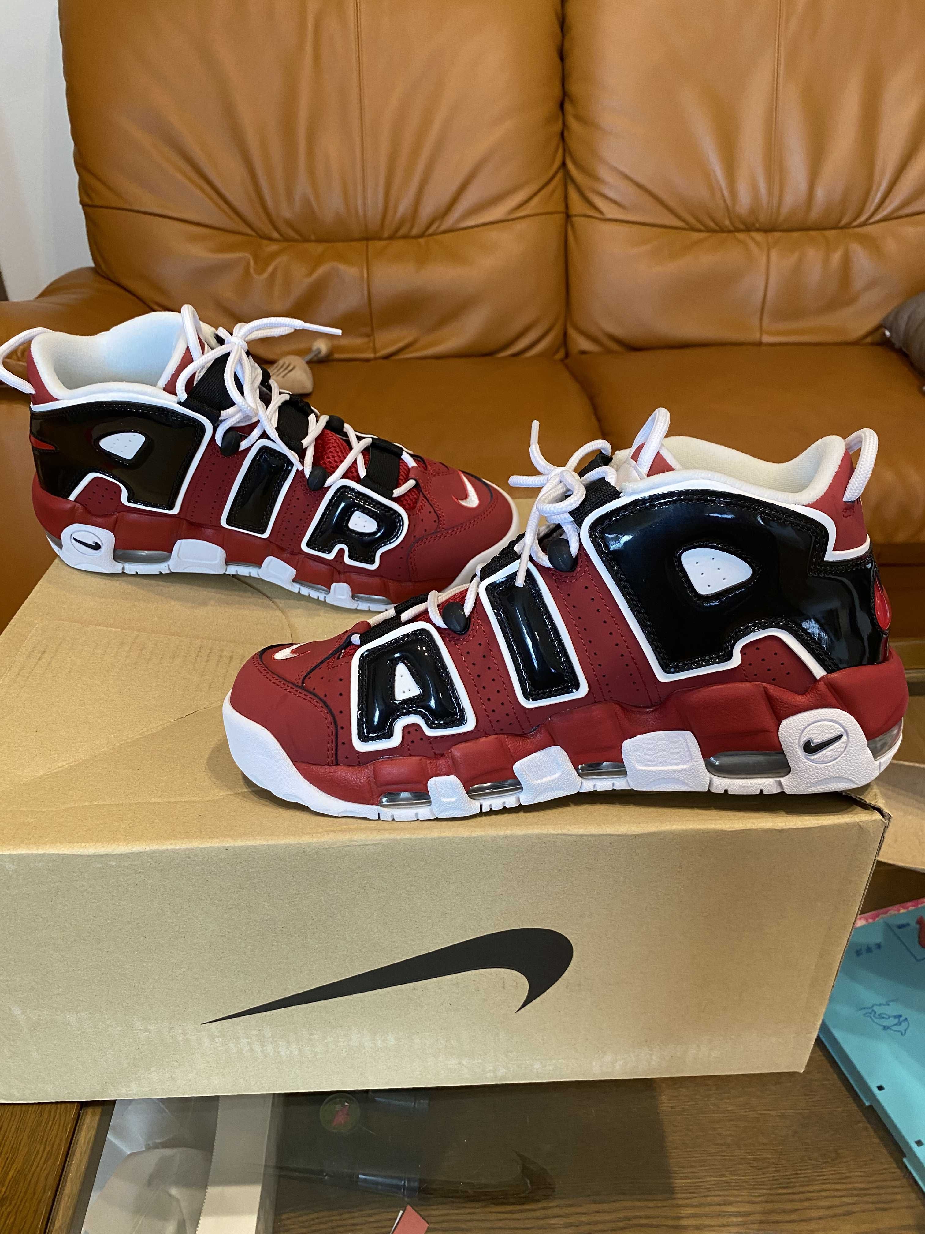 Nike Air More Uptempo ’96 "Black and Varsity Red" (2021)