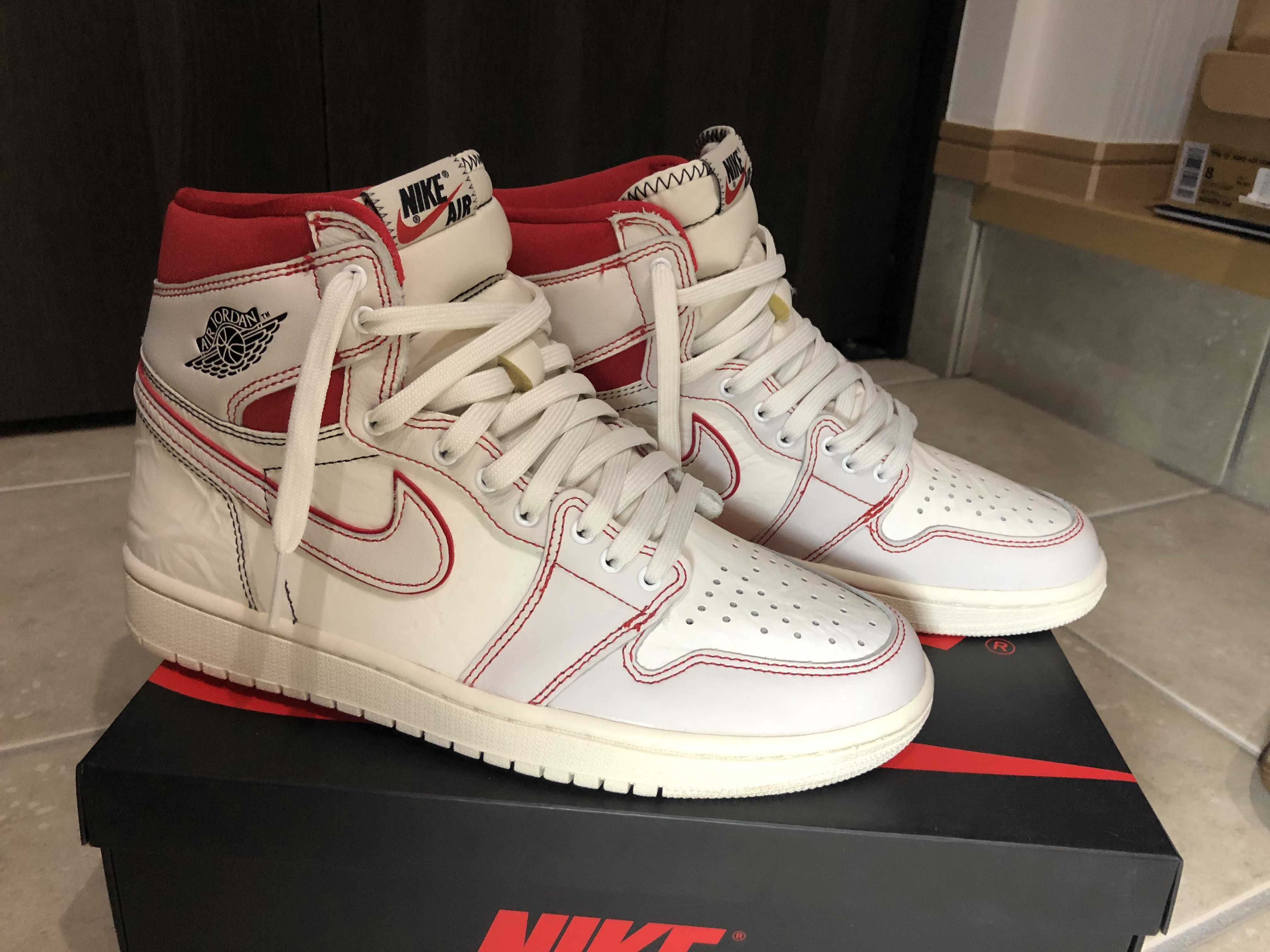 Nike Air Jordan 1 Retro High OG "Sail/University Red"     