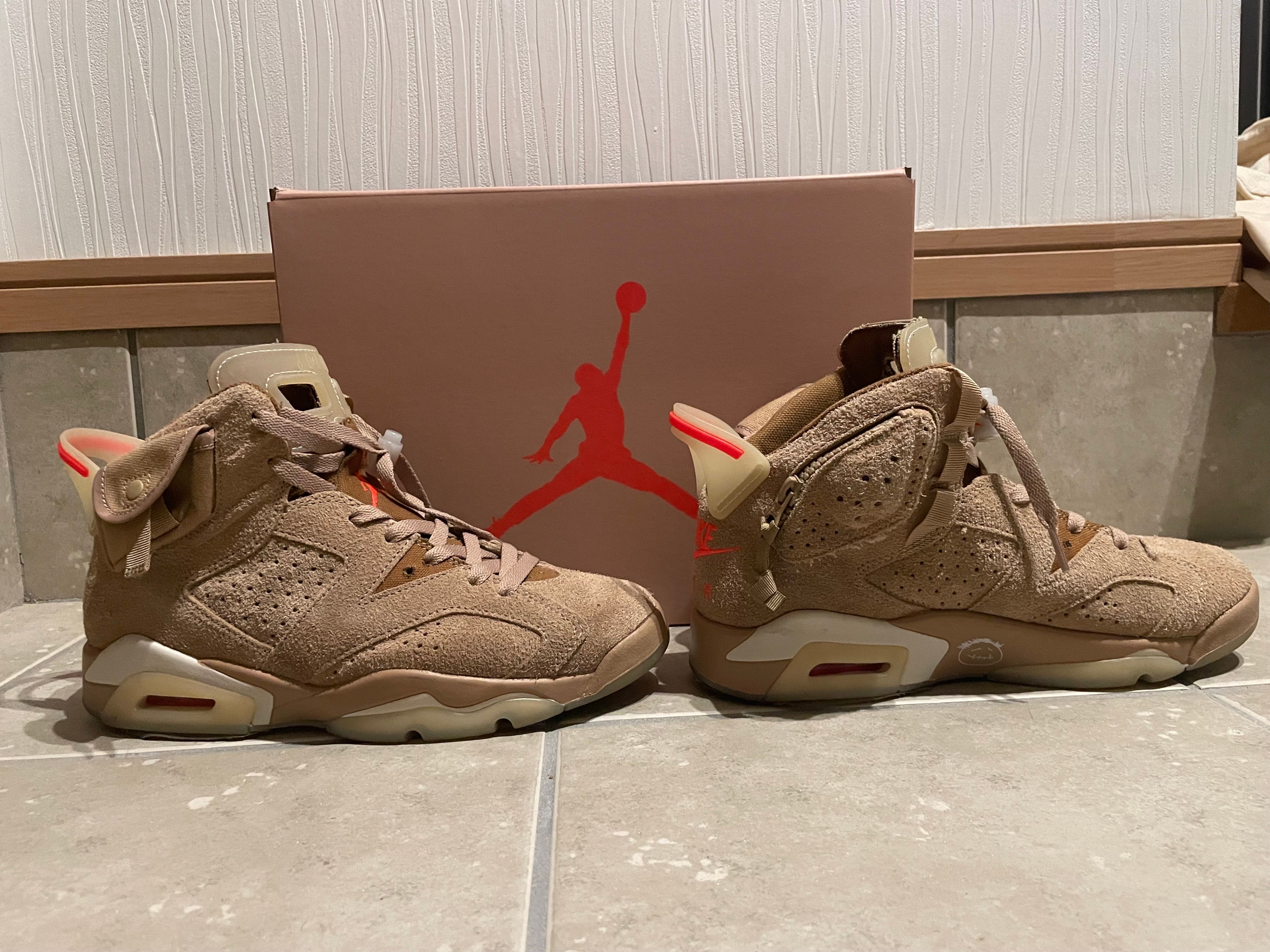 Travis Scott × Nike Air Jordan 6 "British Khaki"