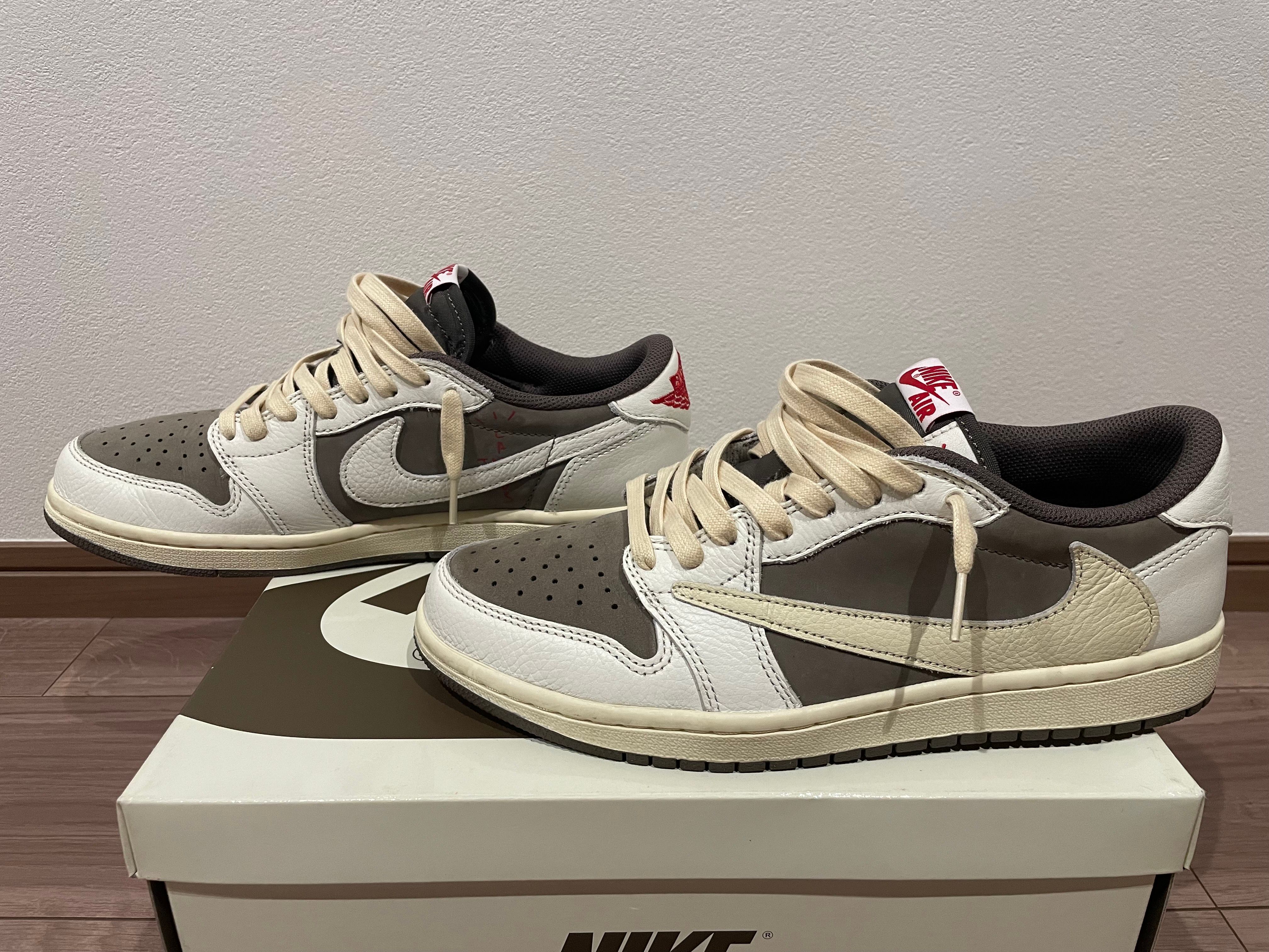 Travis Scott × Nike Air Jordan 1 Low OG SP "Reverse Mocha/Sail and Ridgerock"