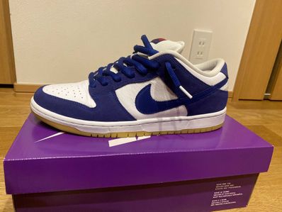 Nike SB Dunk Low "Los Angeles Dodgers/Deep Royal Blue"