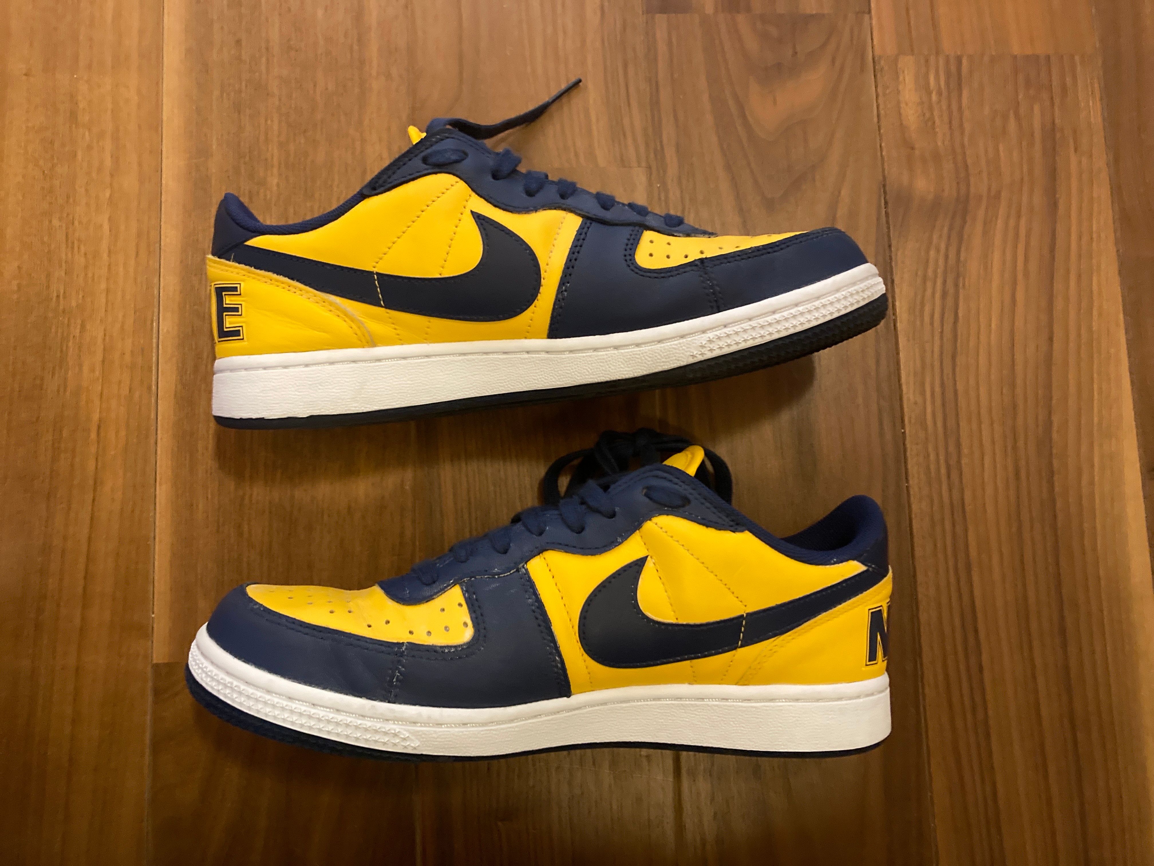Nike Terminator Low "University Gold and Navy/Michigan"
