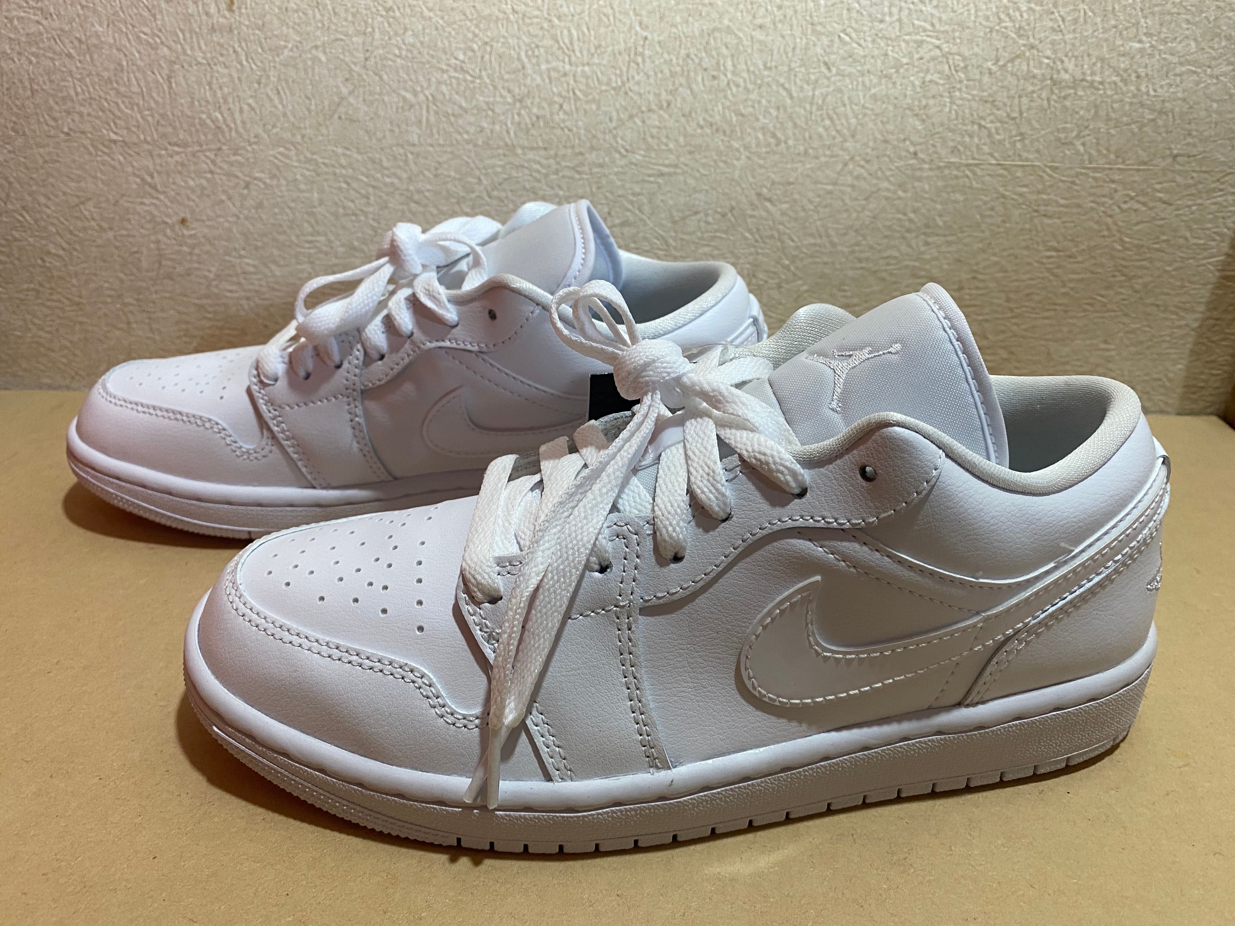 Nike Women's Air Jordan 1 Low "Triple White"