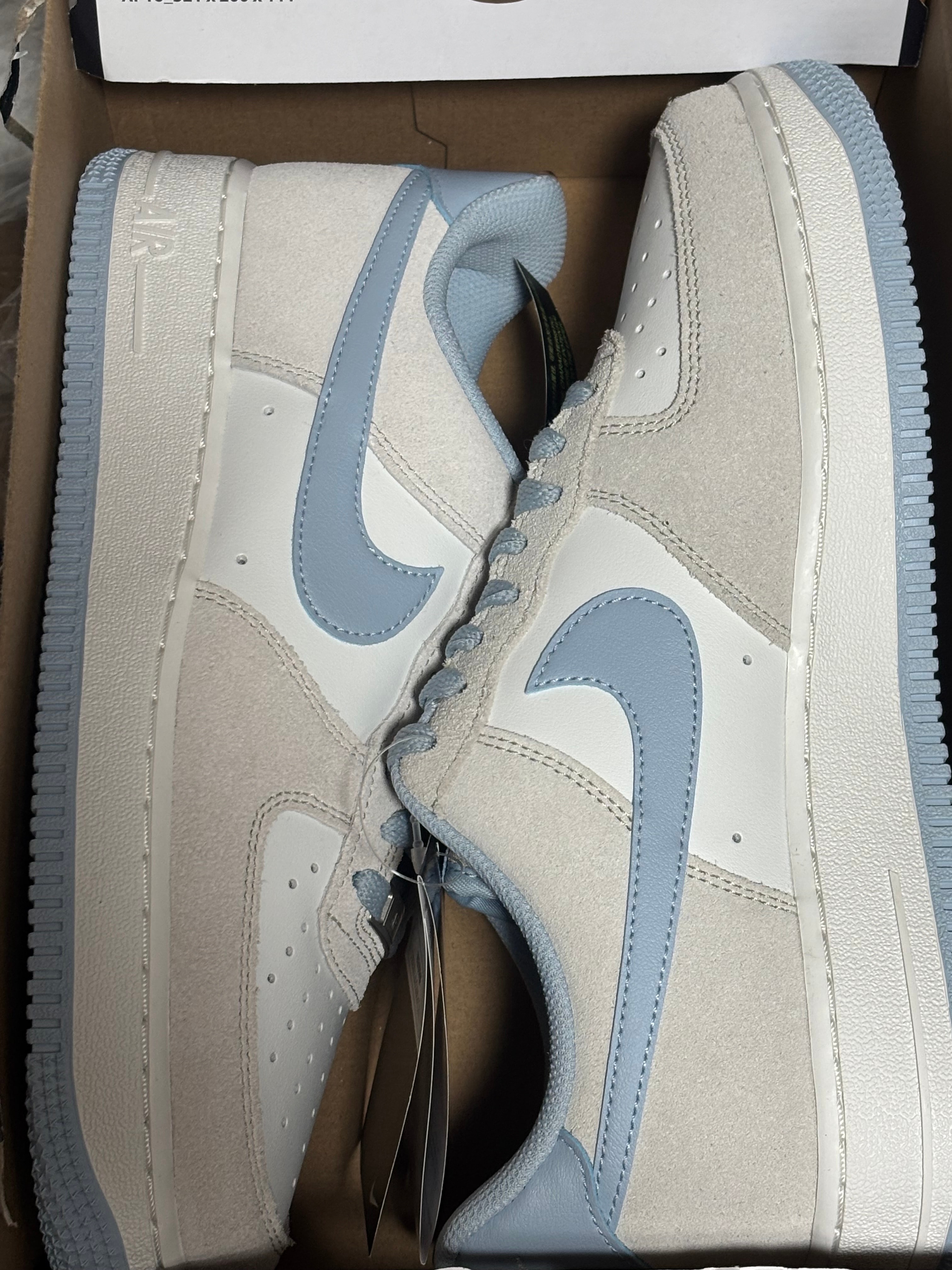 Nike Air Force 1 Low '07 LV8 "Light Bone/Summit White/Light Armory Blue"