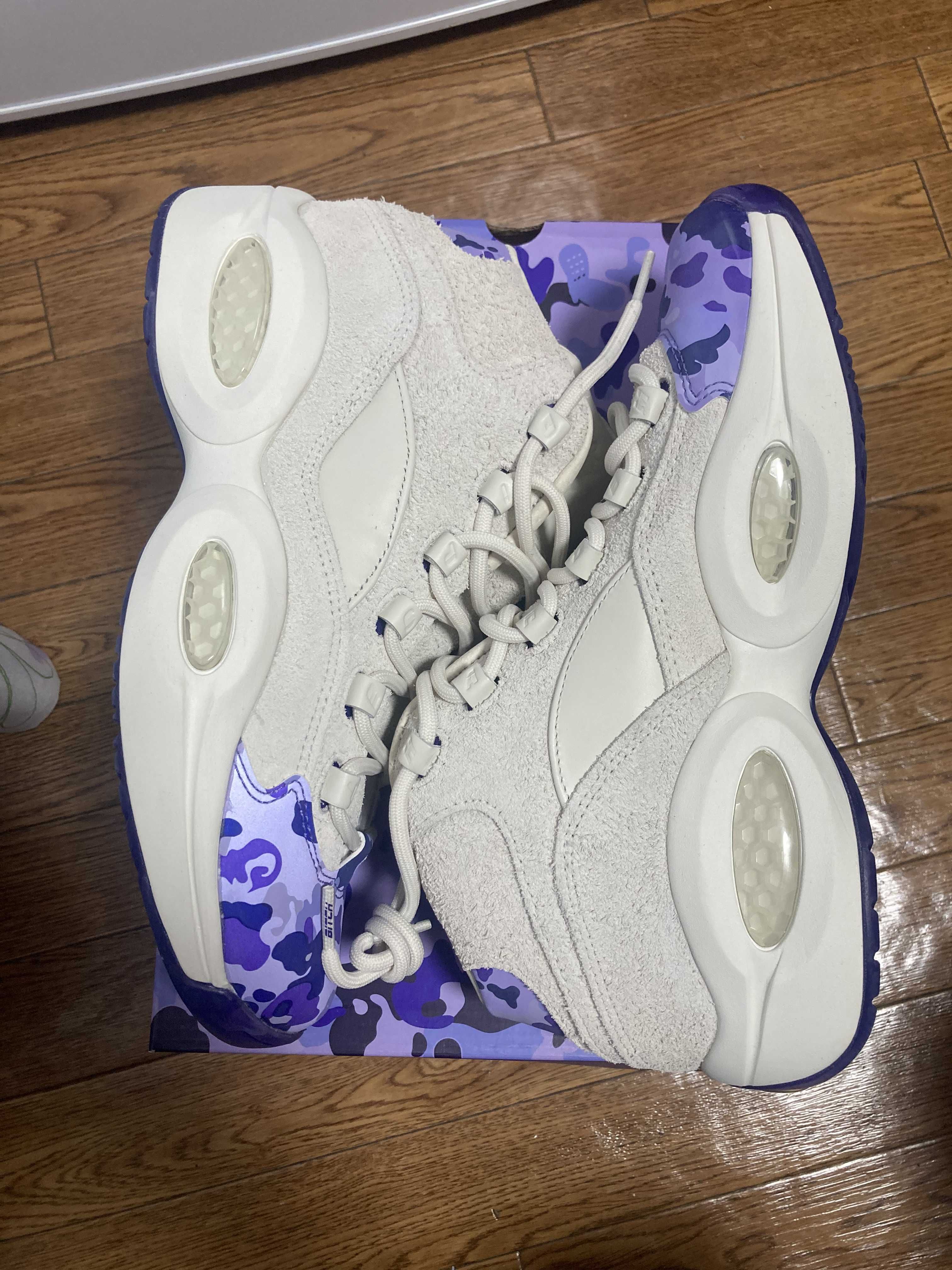 CAM’RON × REEBOK CLASSIC QUESTION MID "CHALK LUSH ORCHID PURPLE