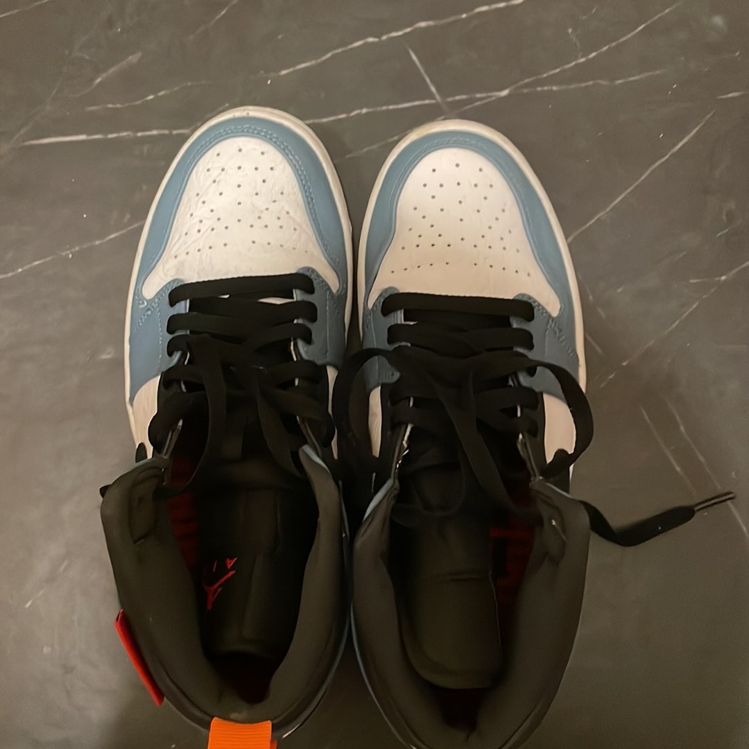 FACETASM × Nike Air Jordan 1 Mid "White/Navy"
