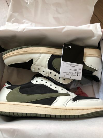 Travis Scott × Nike Women's Air Jordan 1 Low OG "Medium Olive"