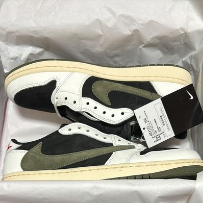 Travis Scott × Nike Women's Air Jordan 1 Low OG "Medium Olive"