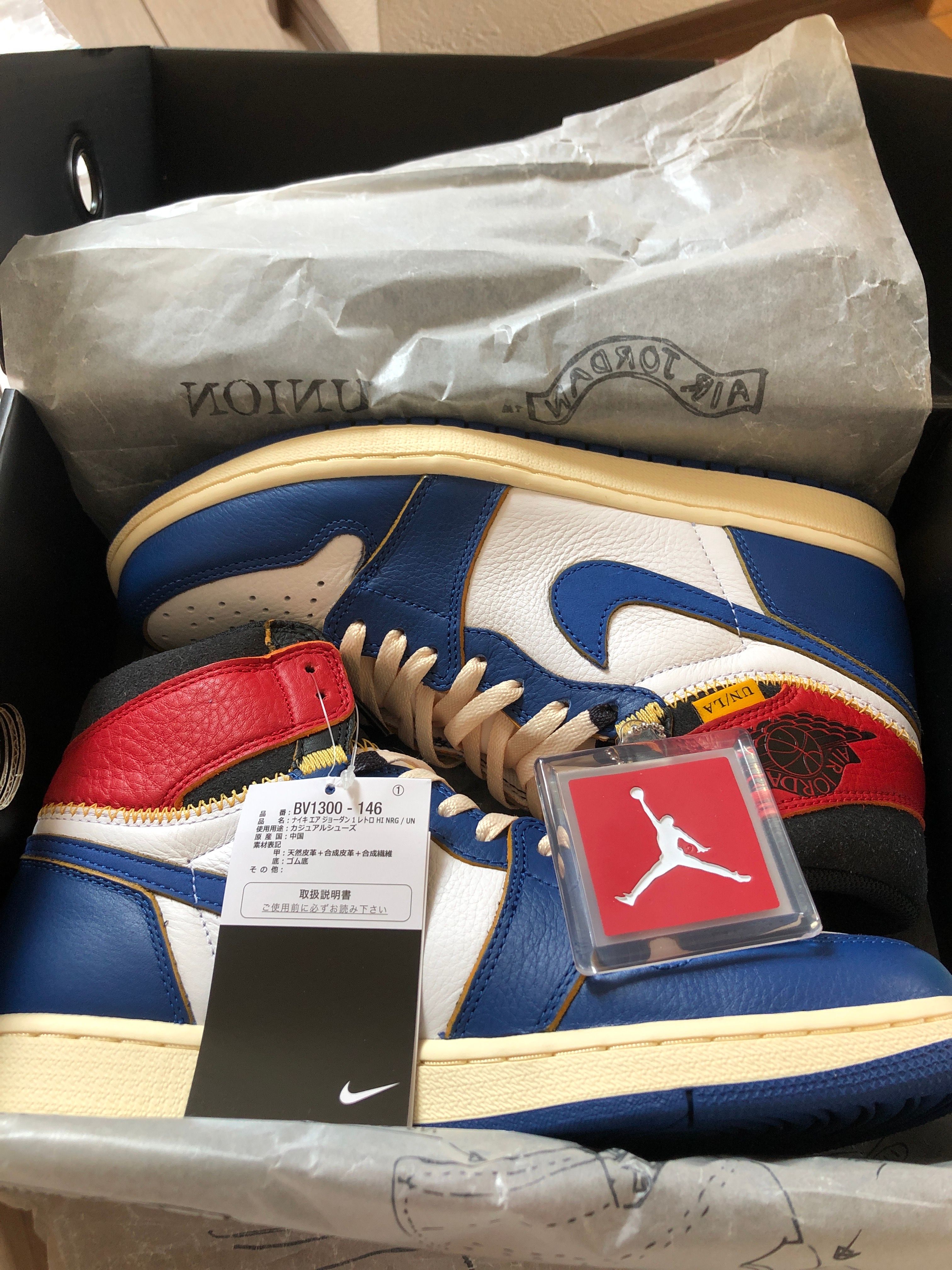 Union × Nike Air Jordan 1 Retro High OG NRG "Storm Blue/Varsity Red"