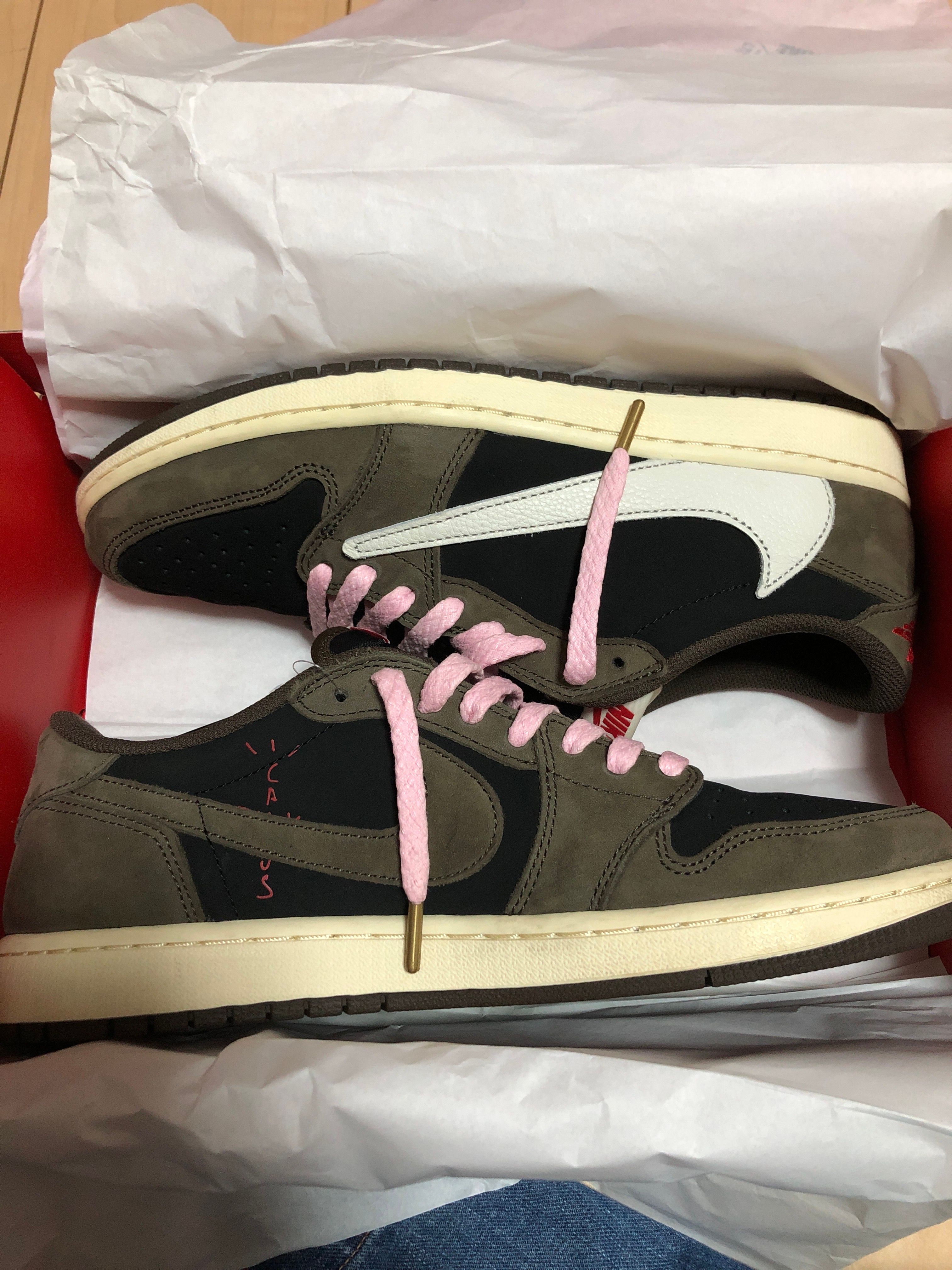Travis Scott × Nike Air Jordan 1 Low OG SP-T "Black/Dark Mocha"