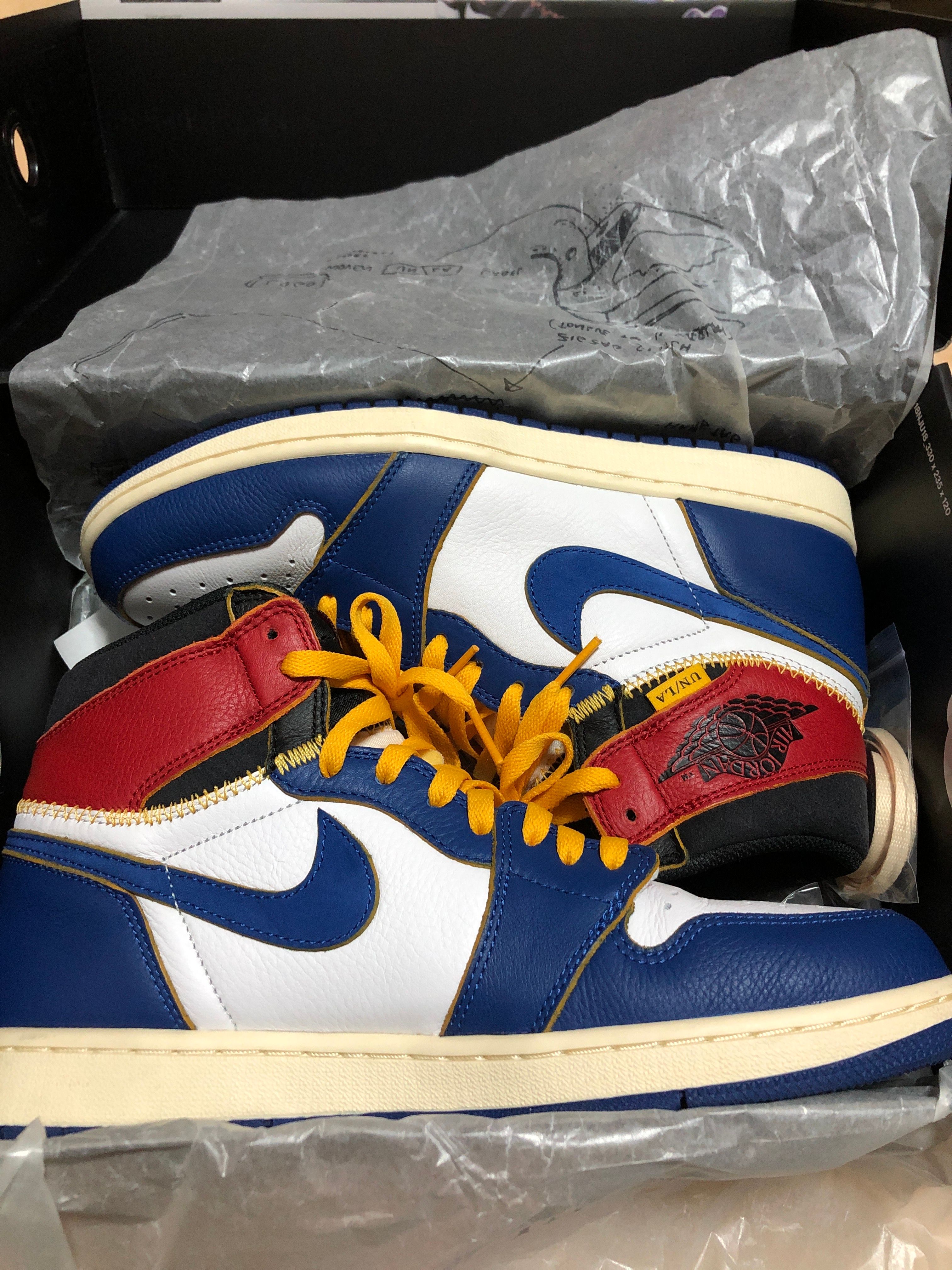 Union × Nike Air Jordan 1 Retro High OG NRG "Storm Blue/Varsity Red"