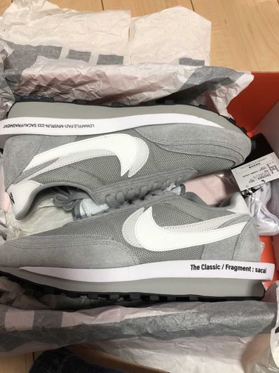 Fragment × sacai × Nike LD Waffle "Light Smoke Grey"
