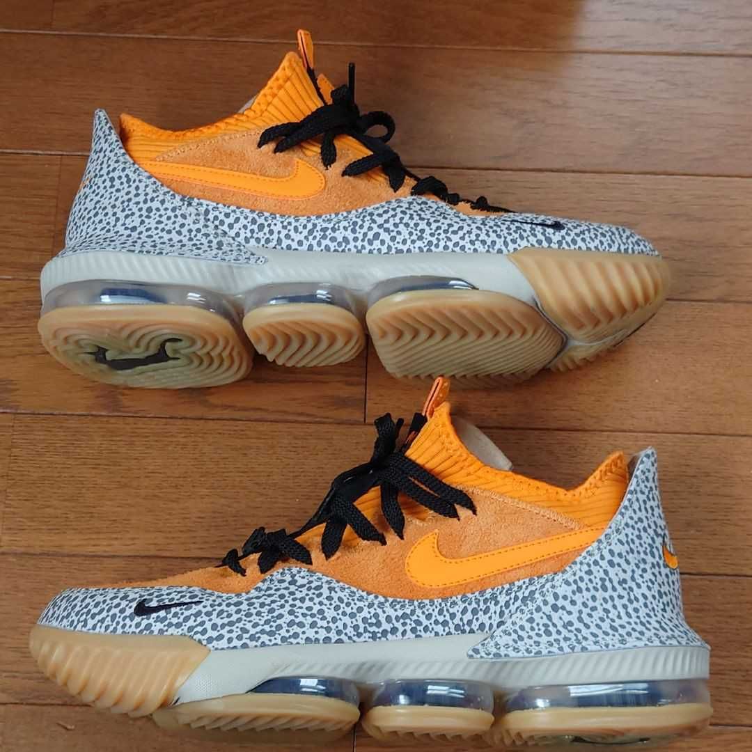 atmos × Nike LeBron 16 Low "Safari" (CD9471-800/CI3358-800)