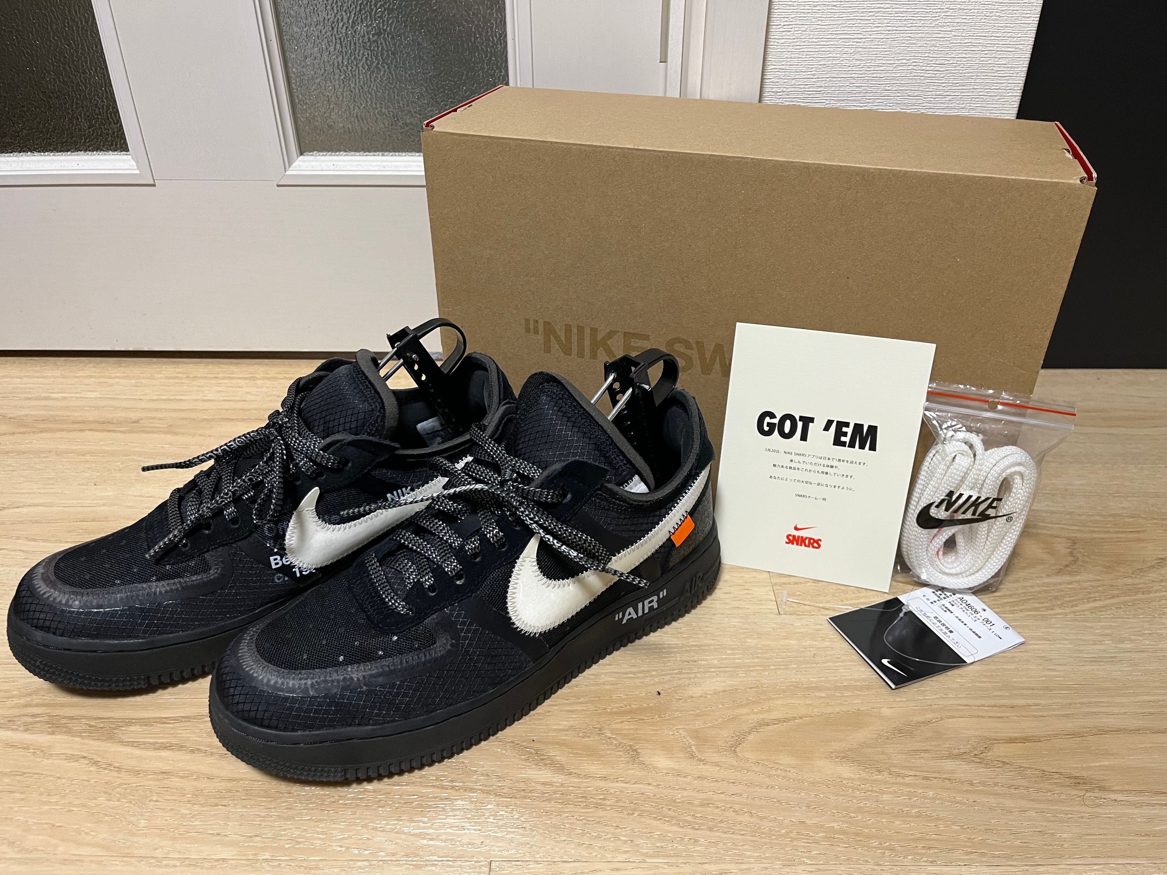 Off-White × Nike Air Force 1 Low "Black"