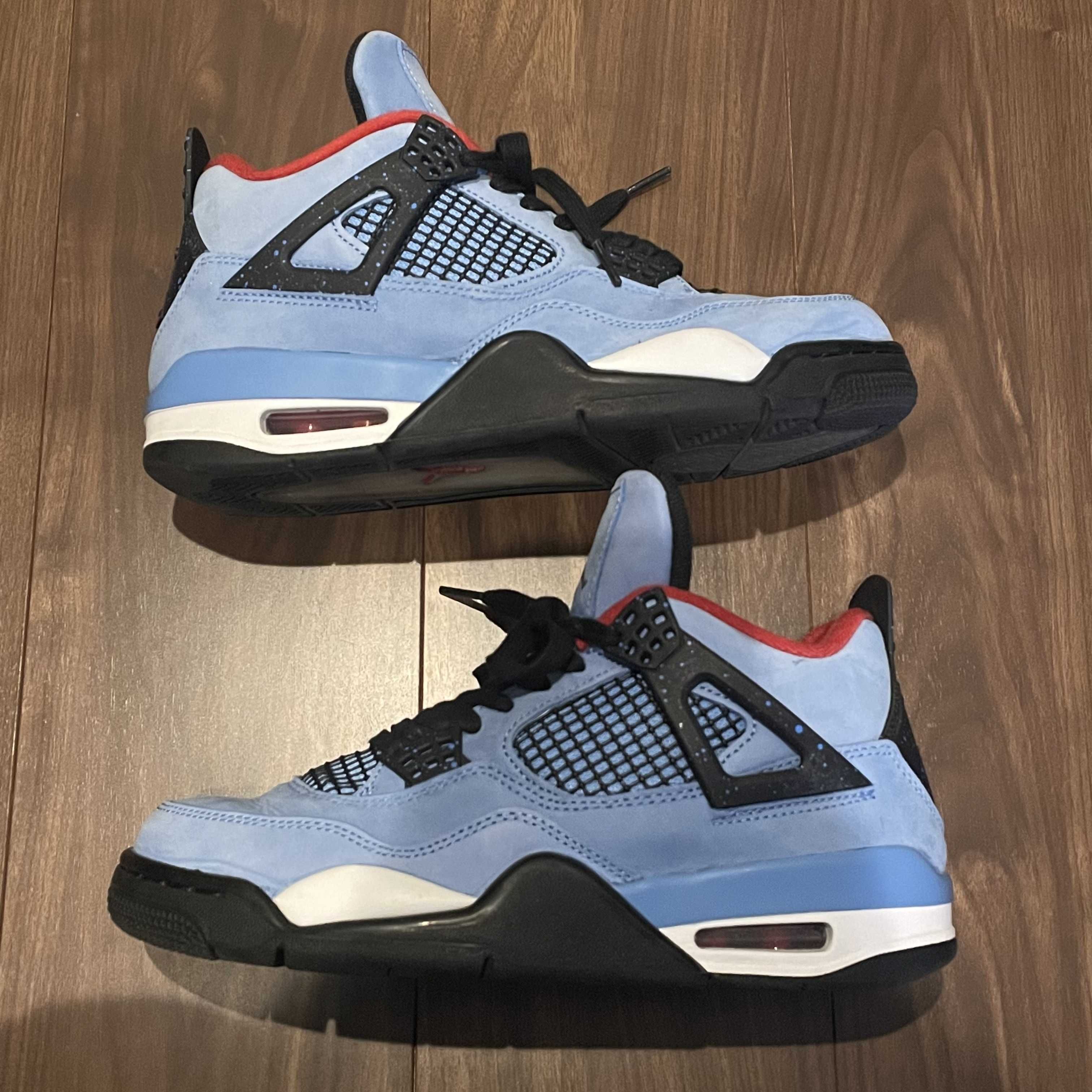 Travis Scott × Nike Air Jordan 4 Retro Cactus Jack "University Blue"