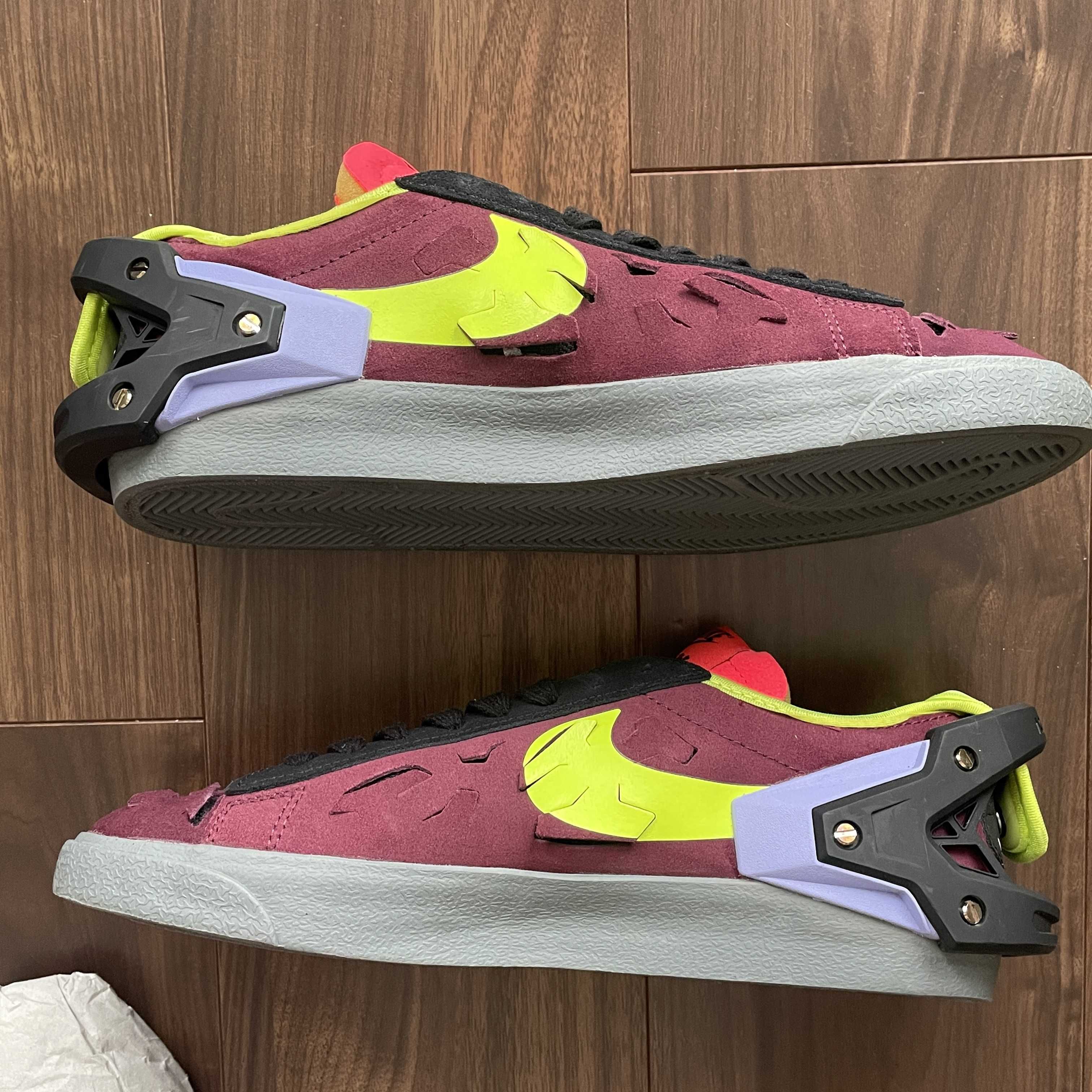 ACRONYM × Nike Blazer Low "Night Maroon"