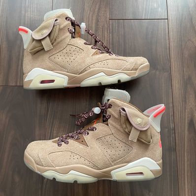 Travis Scott × Nike Air Jordan 6 "British Khaki"