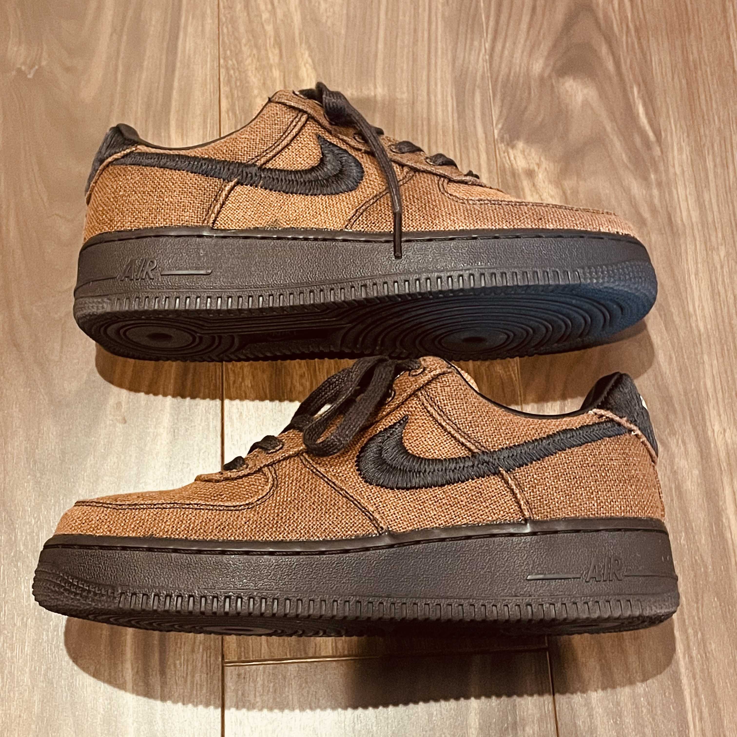 Stussy × Nike Air Force 1 Low "Triple Black"