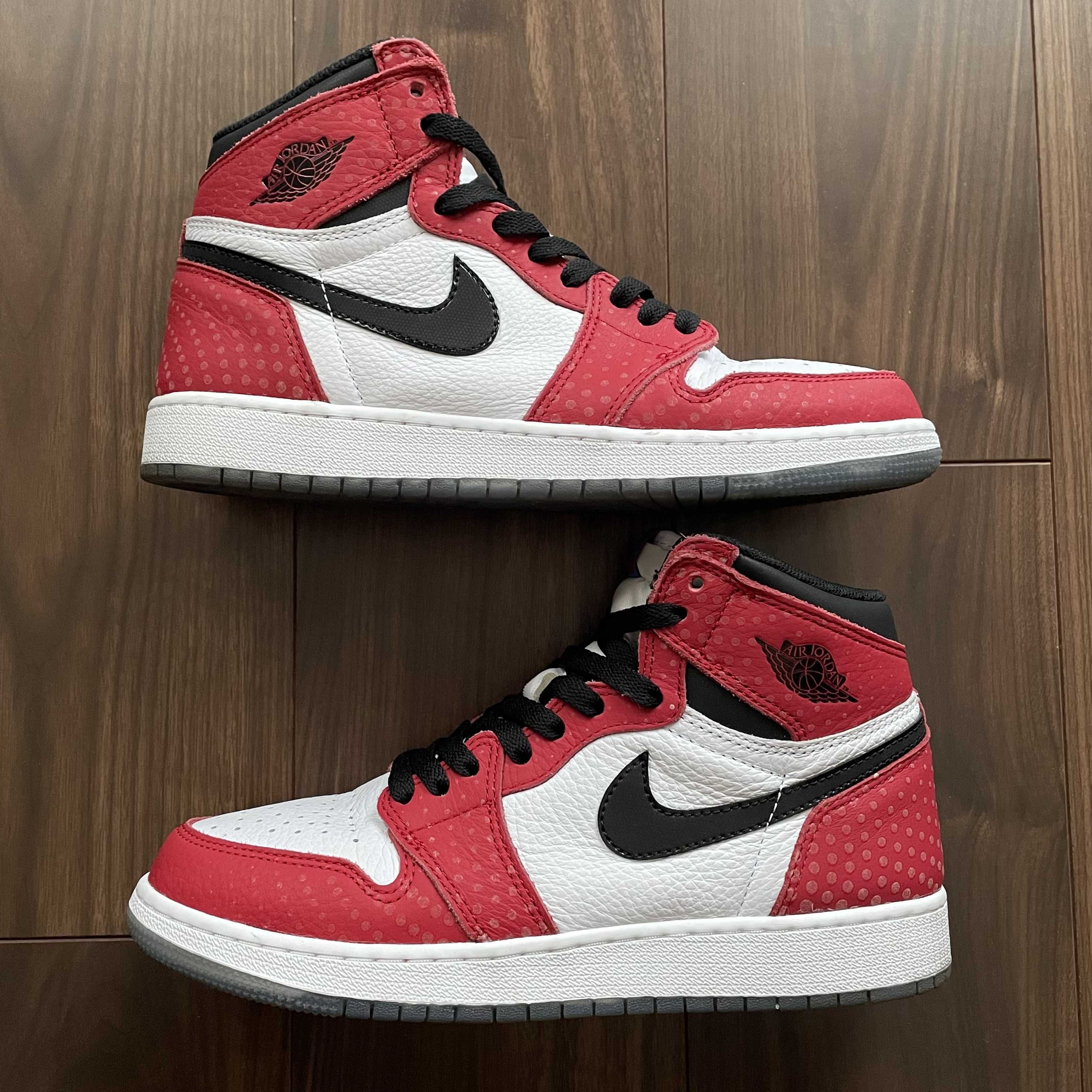 Nike GS Air Jordan 1 Retro High "Spider-Man Origin Story"