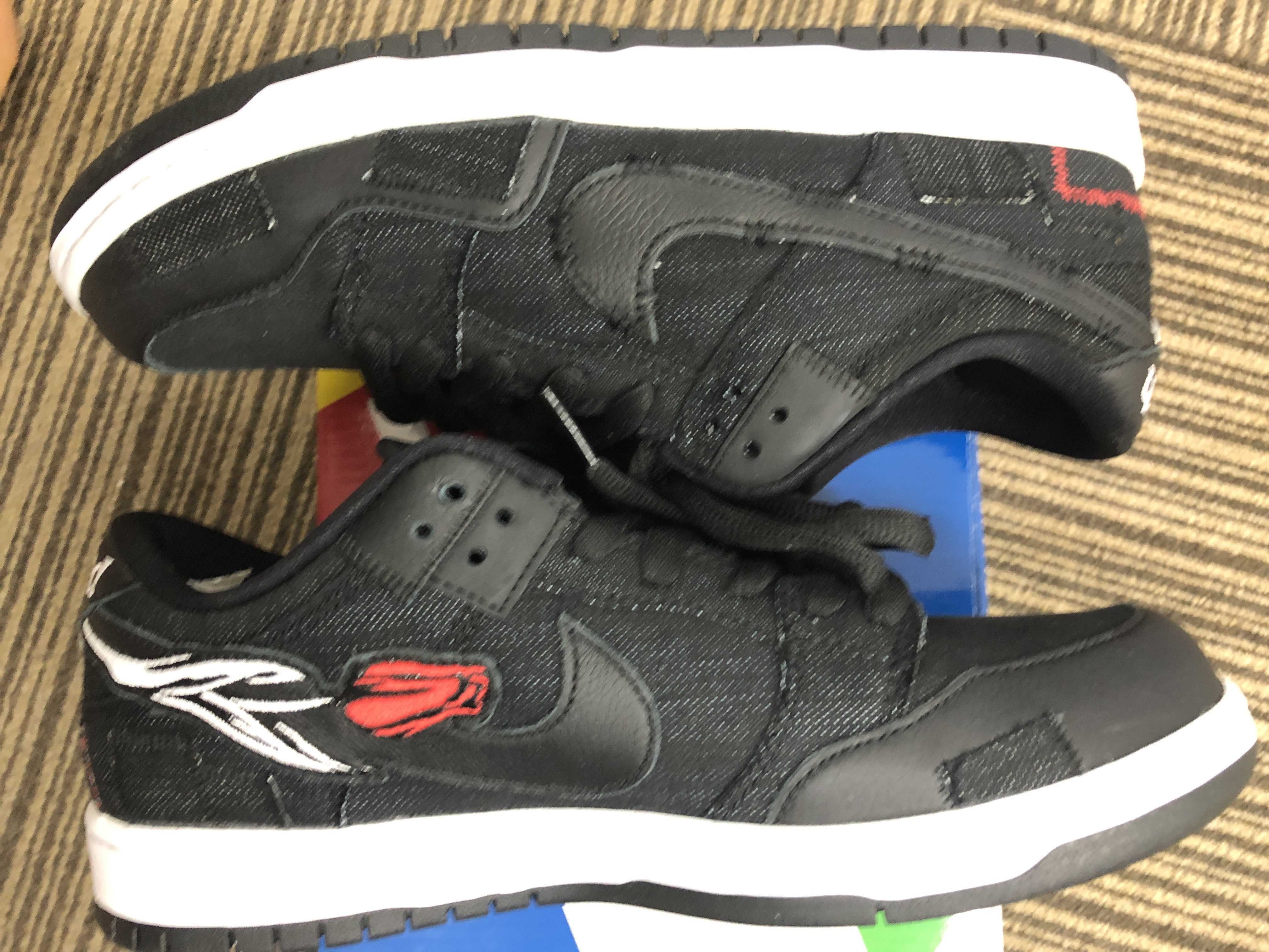 Wasted Youth × Nike SB Dunk Low "Black Denim" / VERDY