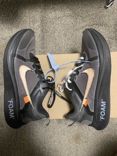 Off-White × Nike Zoom Fly "Black"